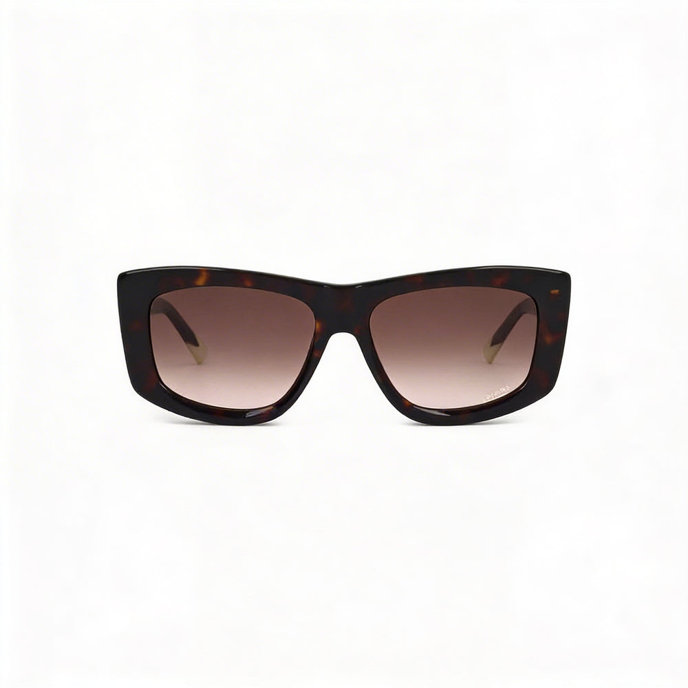Missoni Classic Women's Brown Horn Red/Brown Gradient Acetate UV Protection Sunglasses 56mm