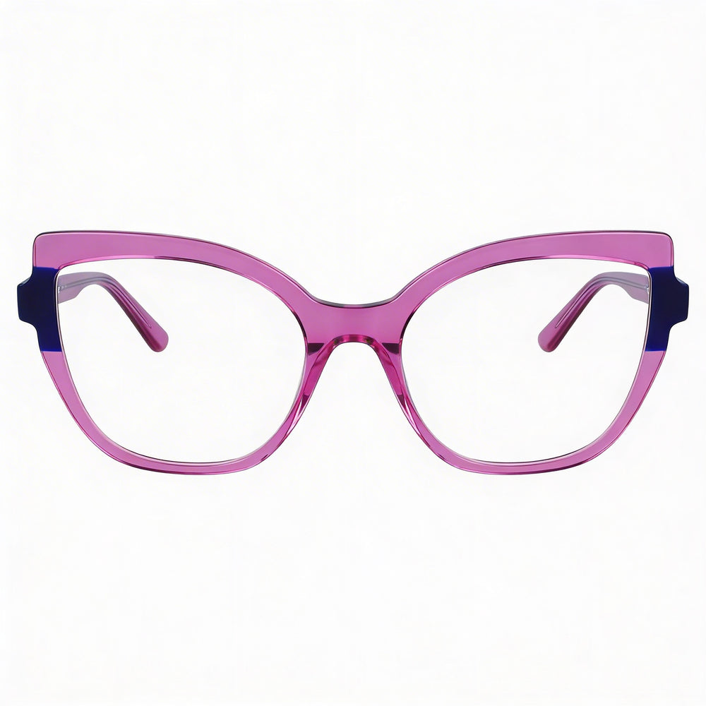 Gafas KARL LAGERFELD Unisex Modernas con Montura de Acetato Verde Cereza y Lentes de Policarbonato de 54 mm
