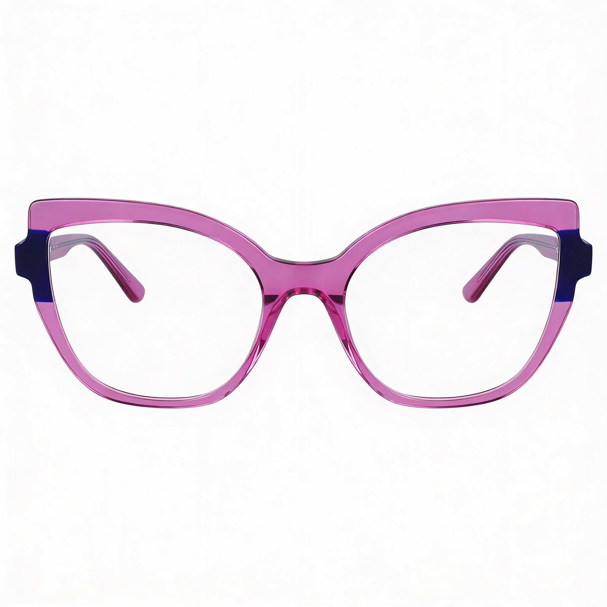KARL LAGERFELD Modern Unisex Eyewear with Cherry Green Acetate Frame and Polycarbonate Lenses 54mm, Photo 2