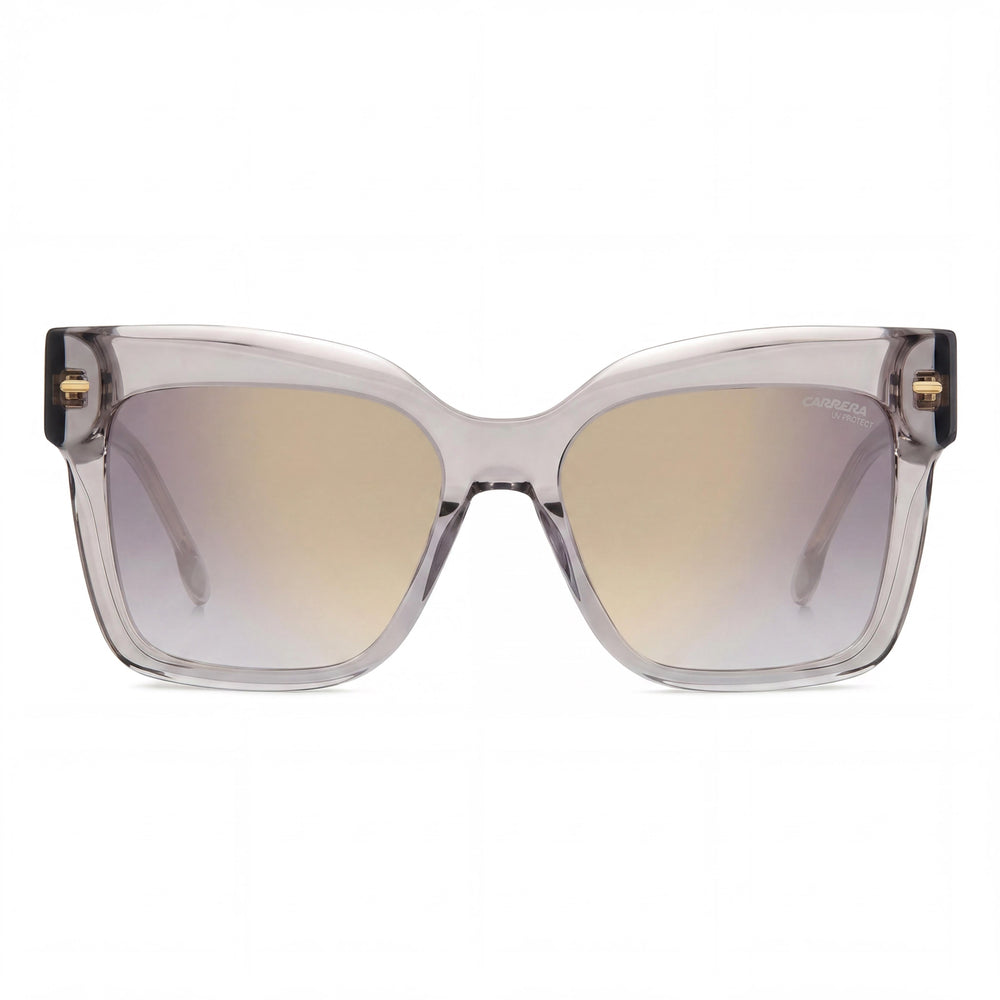 Carrera Carrera 3037/S Women's Grey Plastic Frame Sunglasses with Grey Shaded Gold Mirror Lenses 54mm