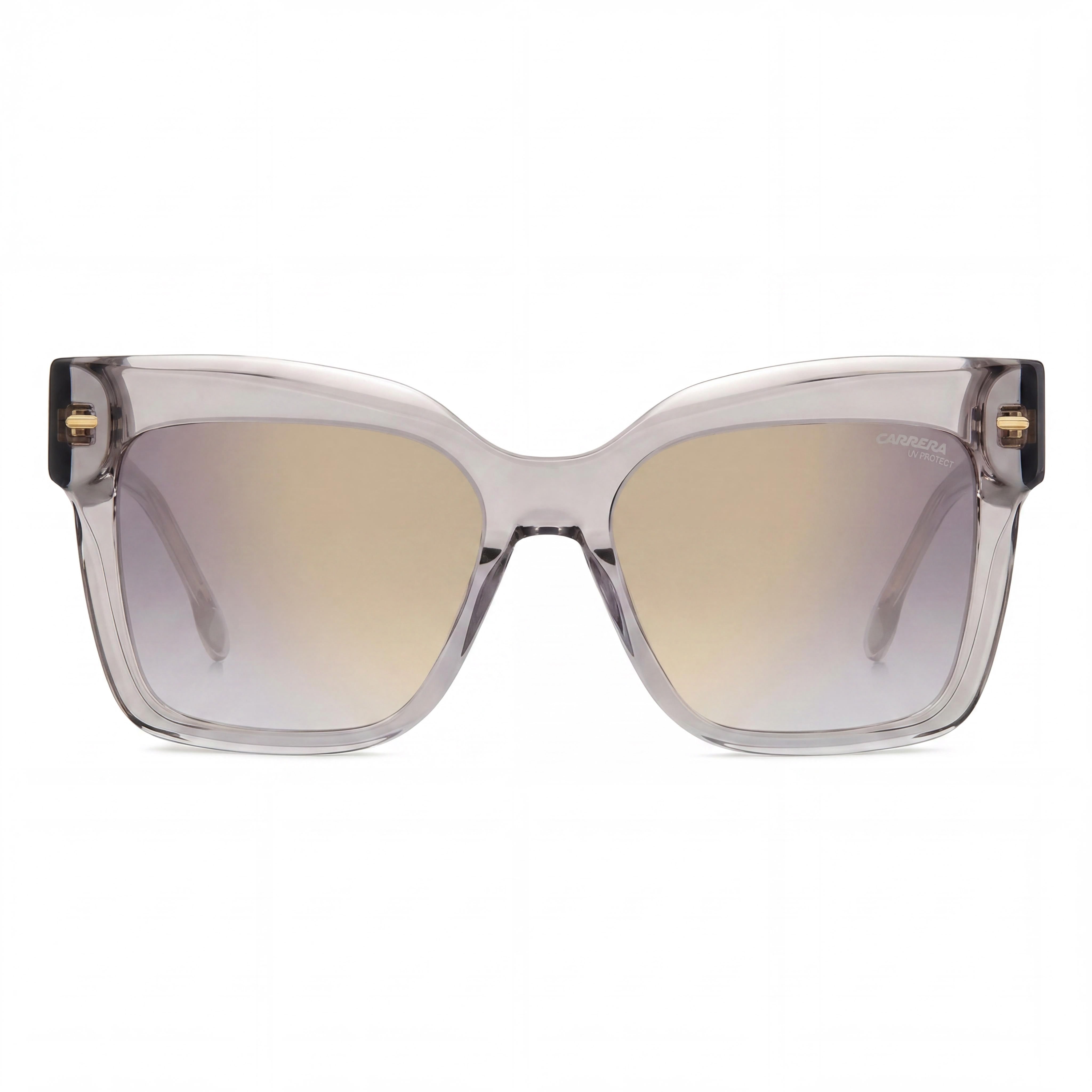 Carrera Carrera 3037/S Women's Grey Plastic Frame Sunglasses with Grey Shaded Gold Mirror Lenses 54mm, Photo 2