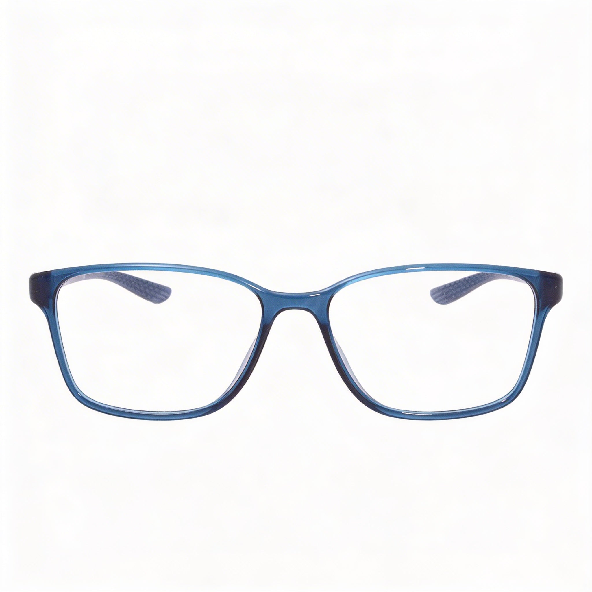 Nike 7027 Metal Frame Eyeglasses for Men with Lenses, Midnight Turq, 53-15-140, Photo 2