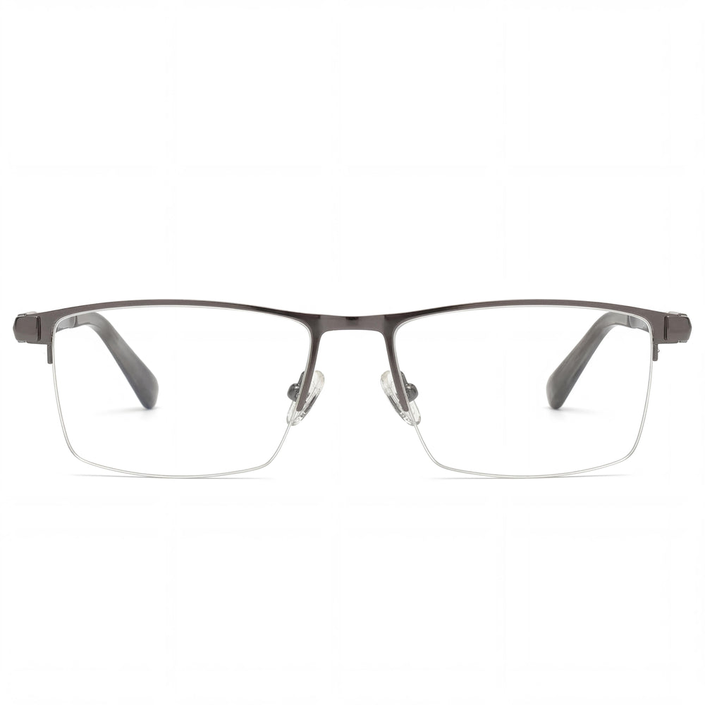 Gafas Harley-Davidson Hd0787 unisex de acero inoxidable color gunmetal sin graduar con lentes de 58 mm, puente de 17 mm y patillas de 145 mm