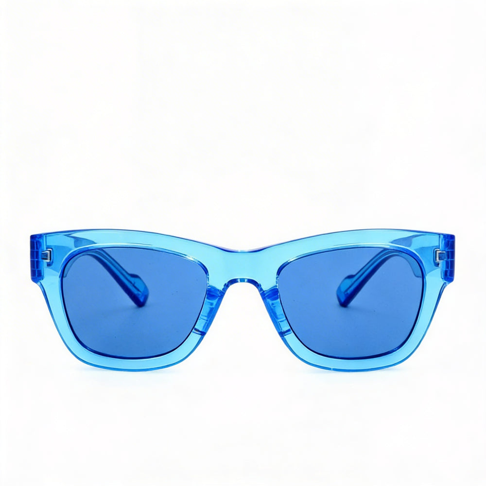 adidas Sports Unisex Multi-coloured Plastic Frame Blue Lens Non-Polarized UV Protection Sunglasses 50-50-145
