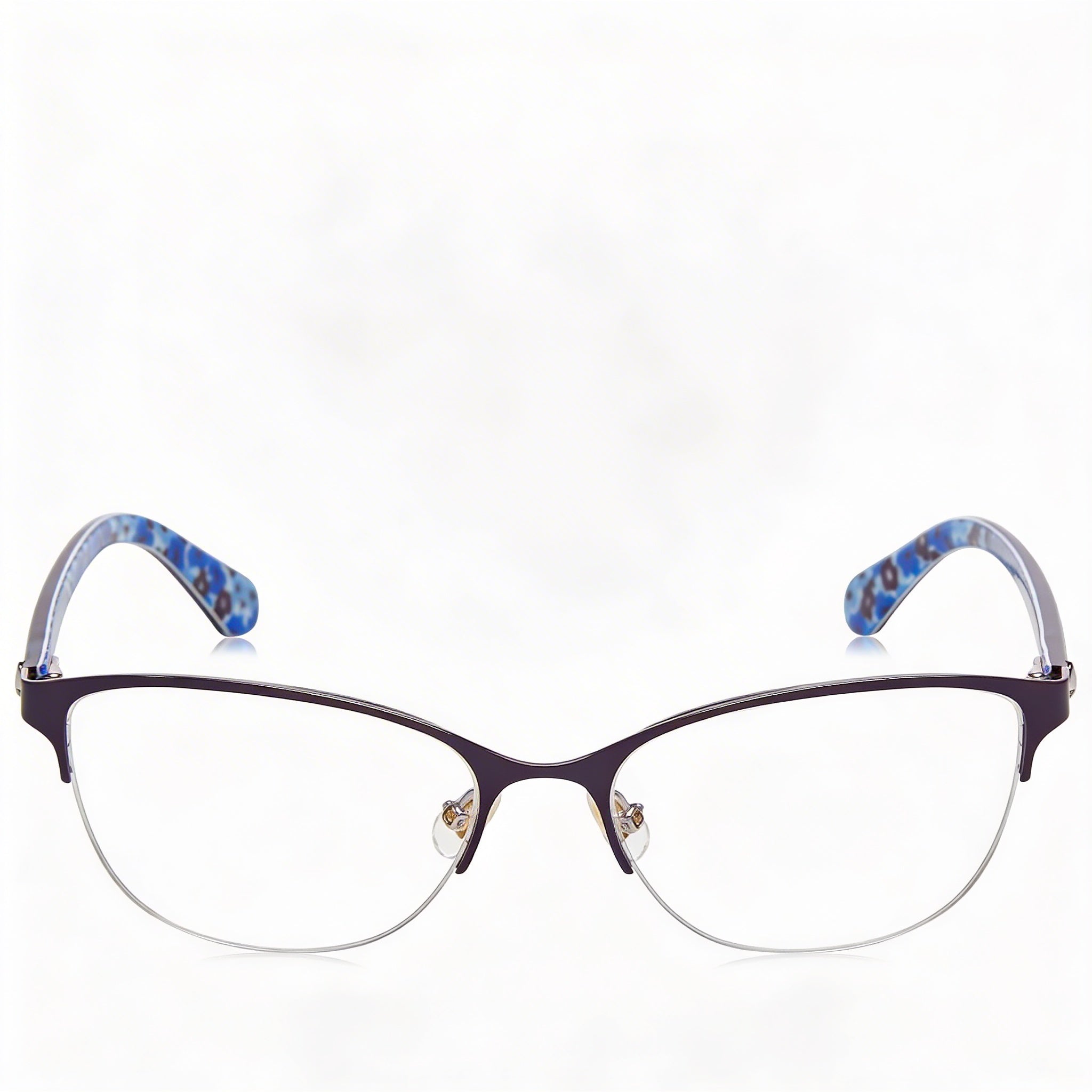 kate spade new york ADALINA Women's Metal Plateado Flowers Frame Silver Lens 53mm, Photo 1