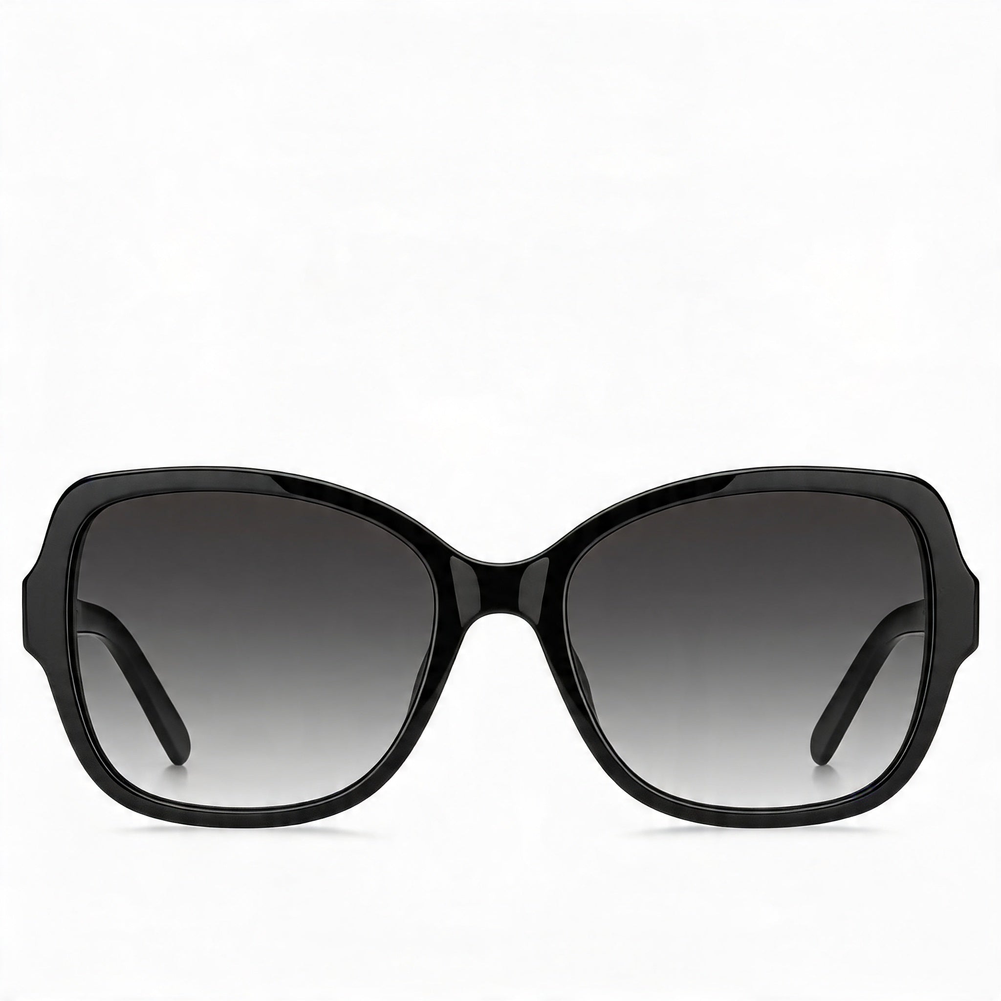 Marc Jacobs Modern Women's Black Acetate Dark Gray Gradient UV Protection Sunglasses 55-19-145, Photo 1