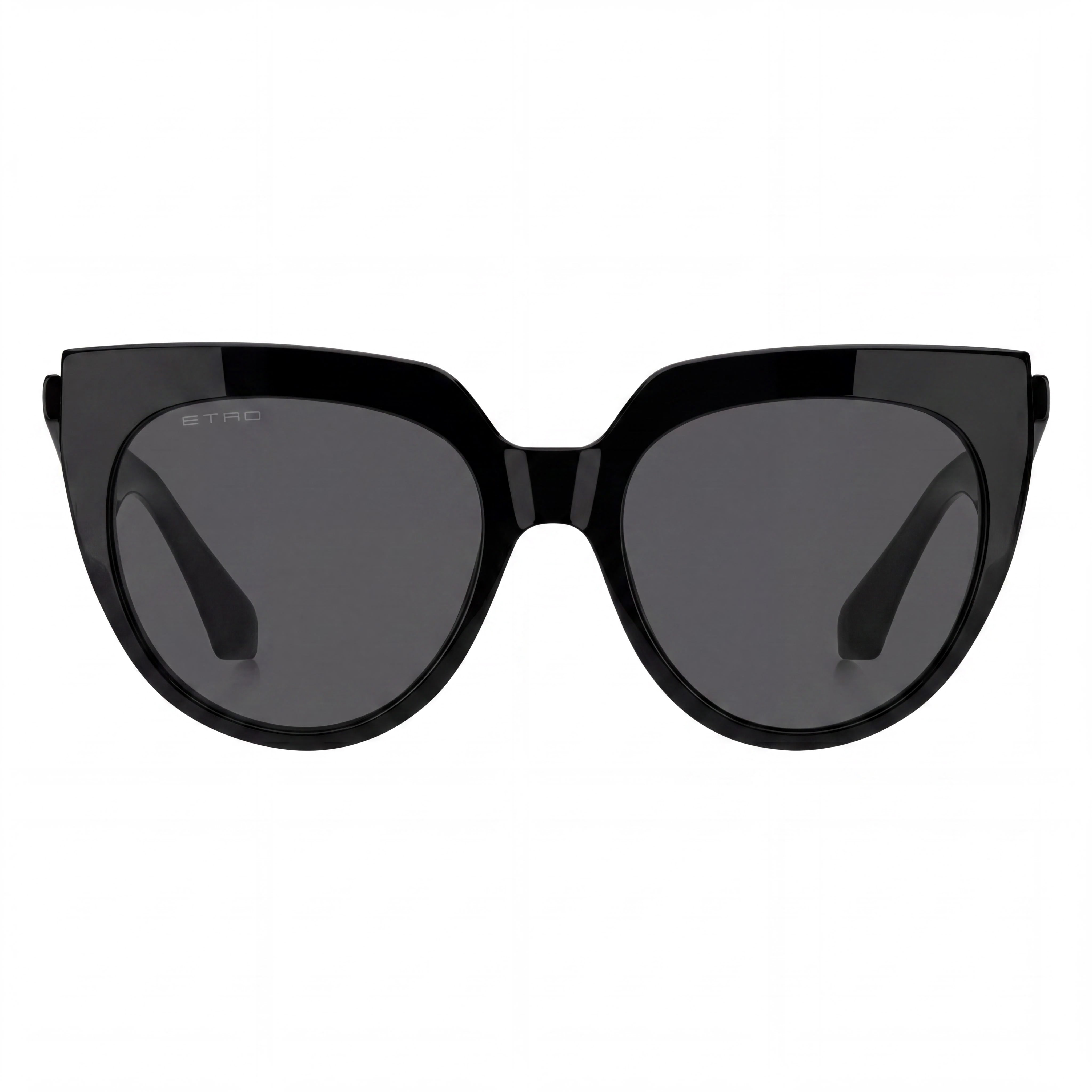 Gafas de sol de acetato negro para mujer Etro estilo informal con lentes negras no polarizadas de 55 mm, Photo 2