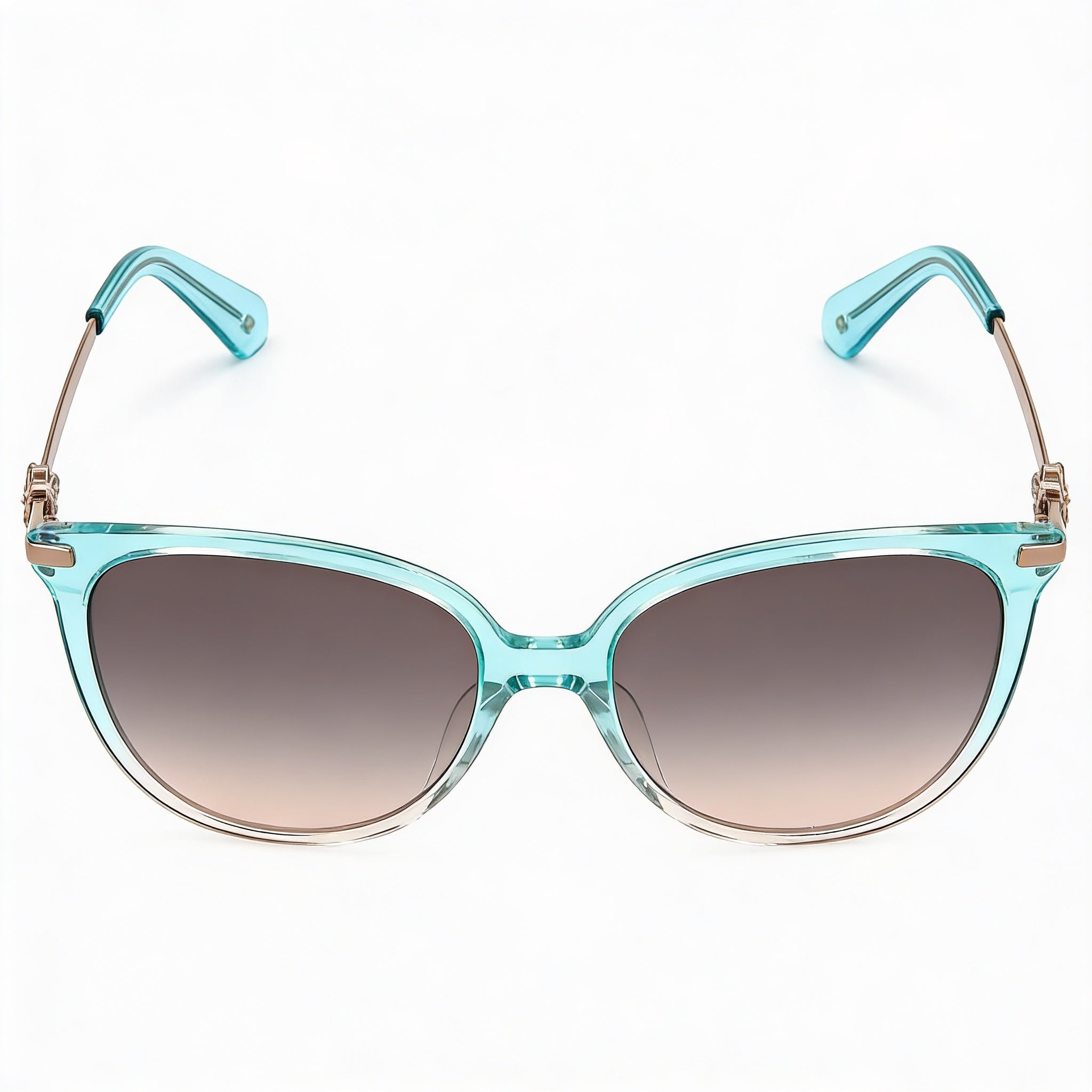 Kate Spade New York KRISTINA/G/S - Gafas de sol redondas ovaladas de acetato marrón degradado gris para mujer, lentes gris fucsia, protección UV, 54 mm, Photo 2