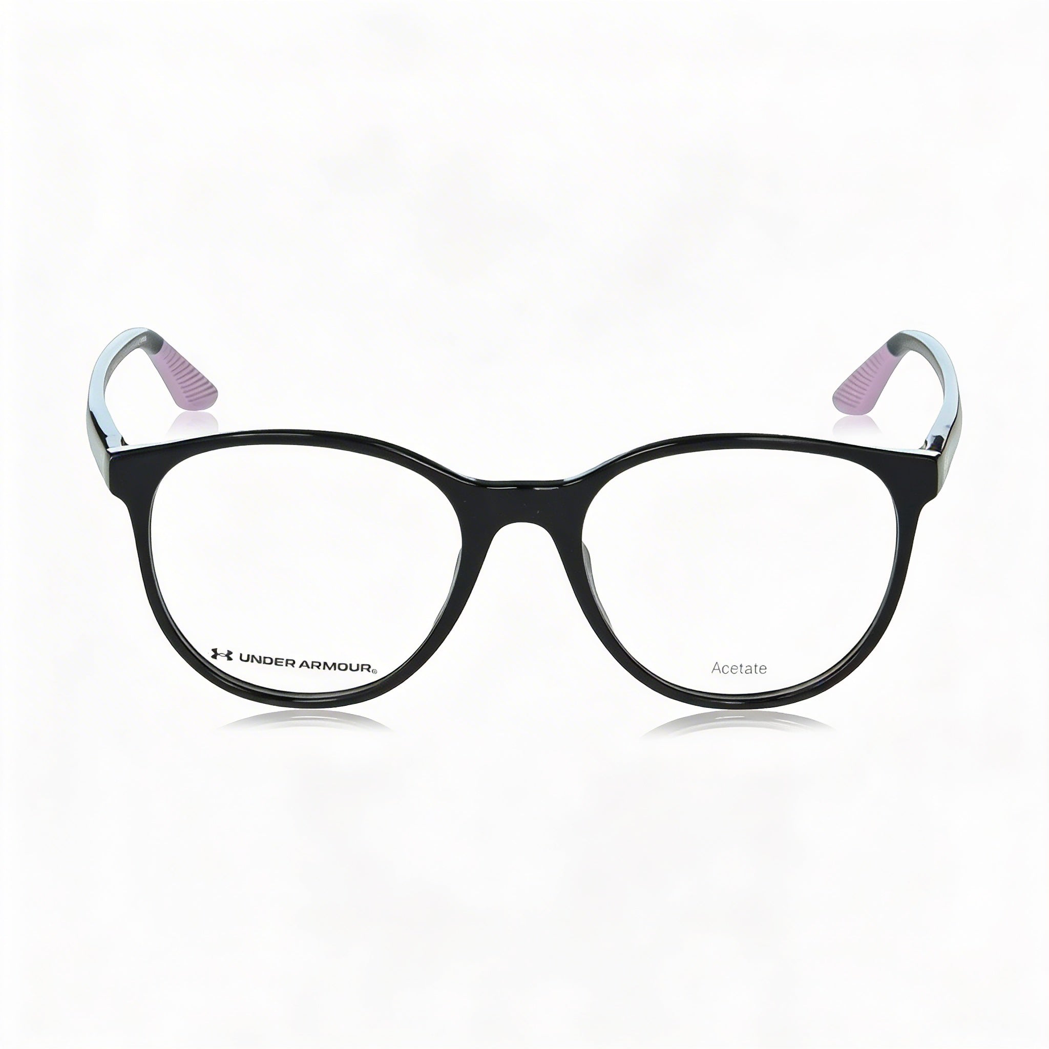 Gafas de sol Under Armour UA 5020 para mujer con montura de plástico negra, lentes de demostración negras y patillas ajustables (52-18-140 mm), Photo 2