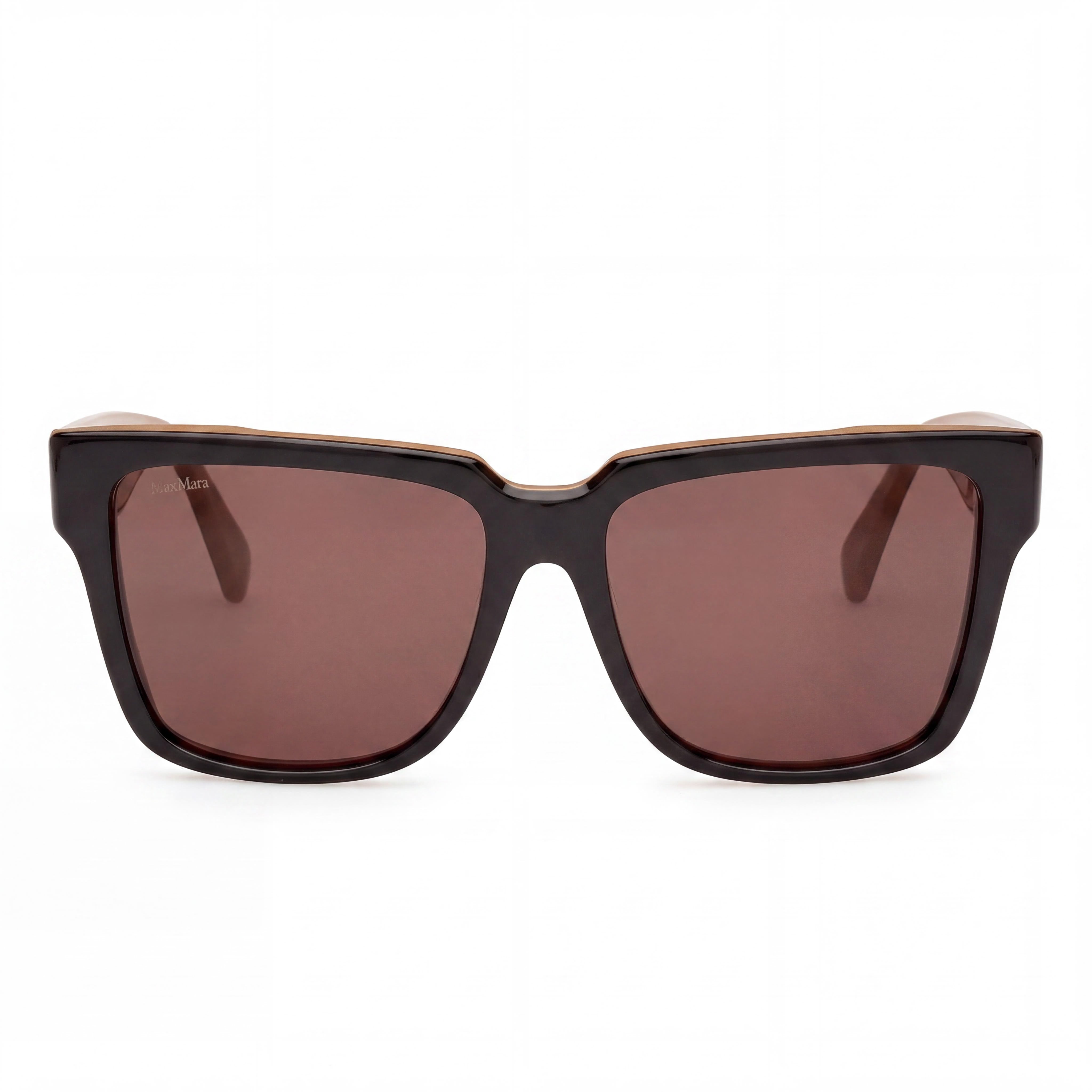 MaxMara MM0078 Women's Dark Brown Sunglasses 57-16-140mm, Photo 2