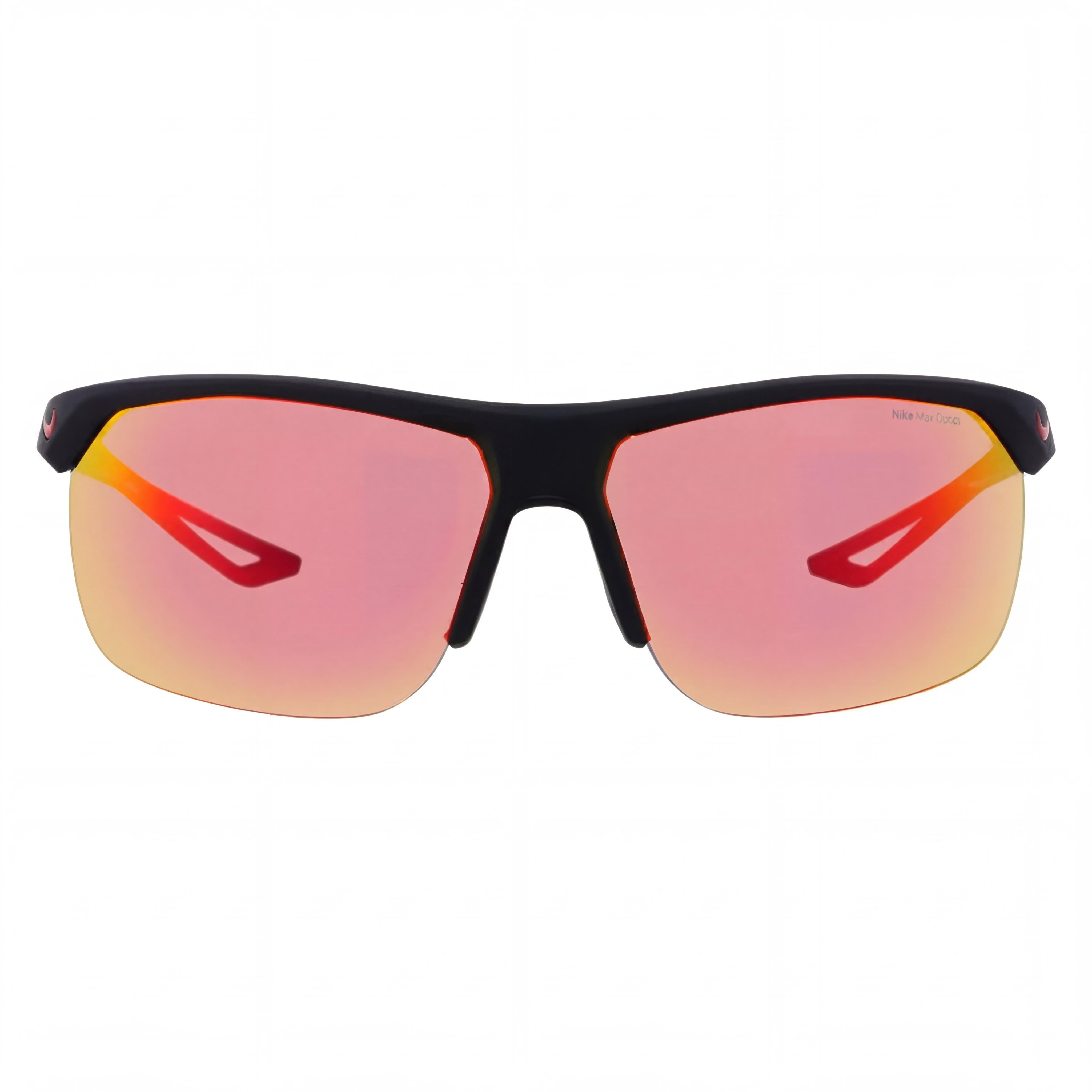 Nike Wrap Men's Black Plastic Grey Multilayer Red Non-Polarized Sunglasses 67mm, Photo 2