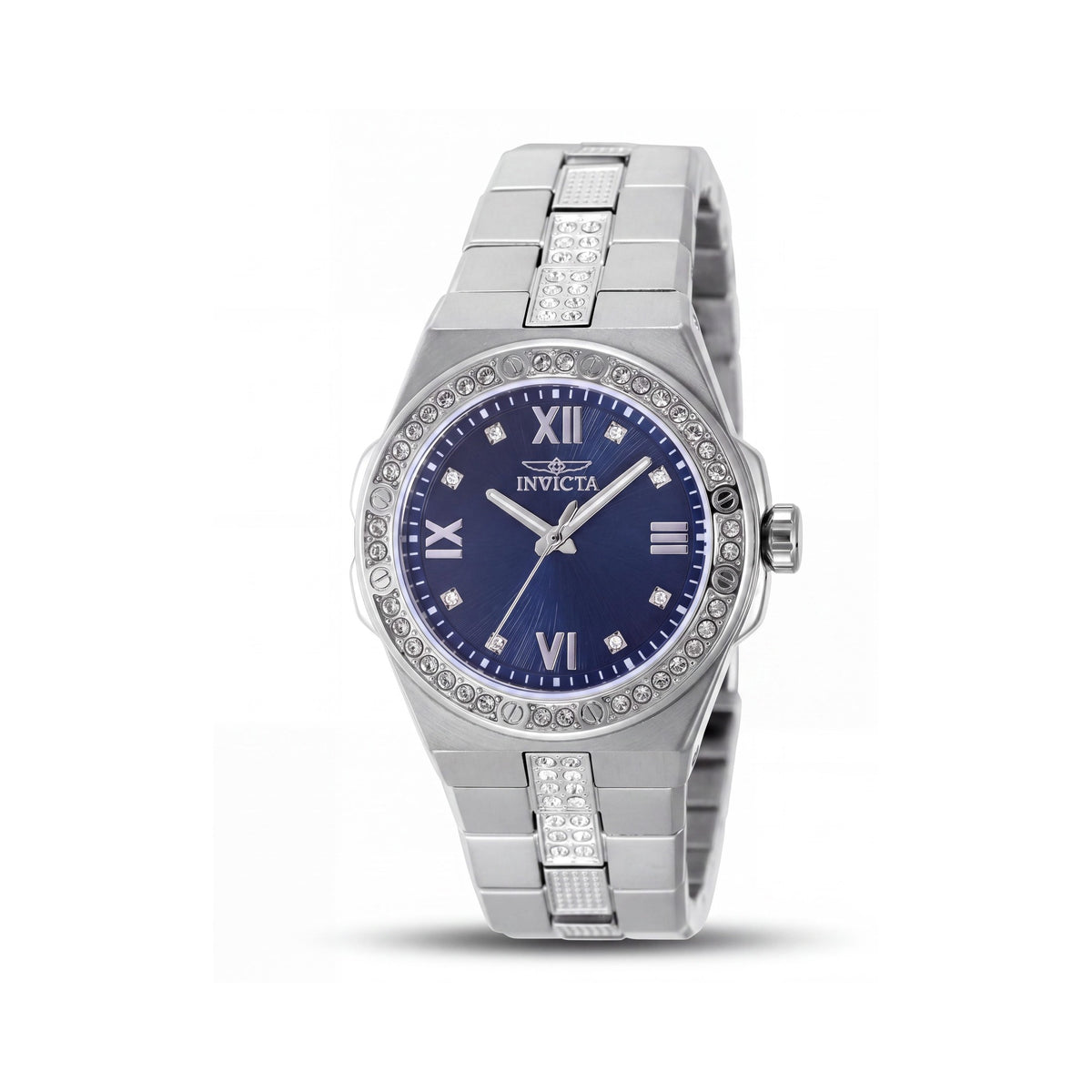Invicta Specialty 50187 Unisex 34mm Stainless Steel Quartz Watch with Blue Dial, Bracelet Style, Photo 1