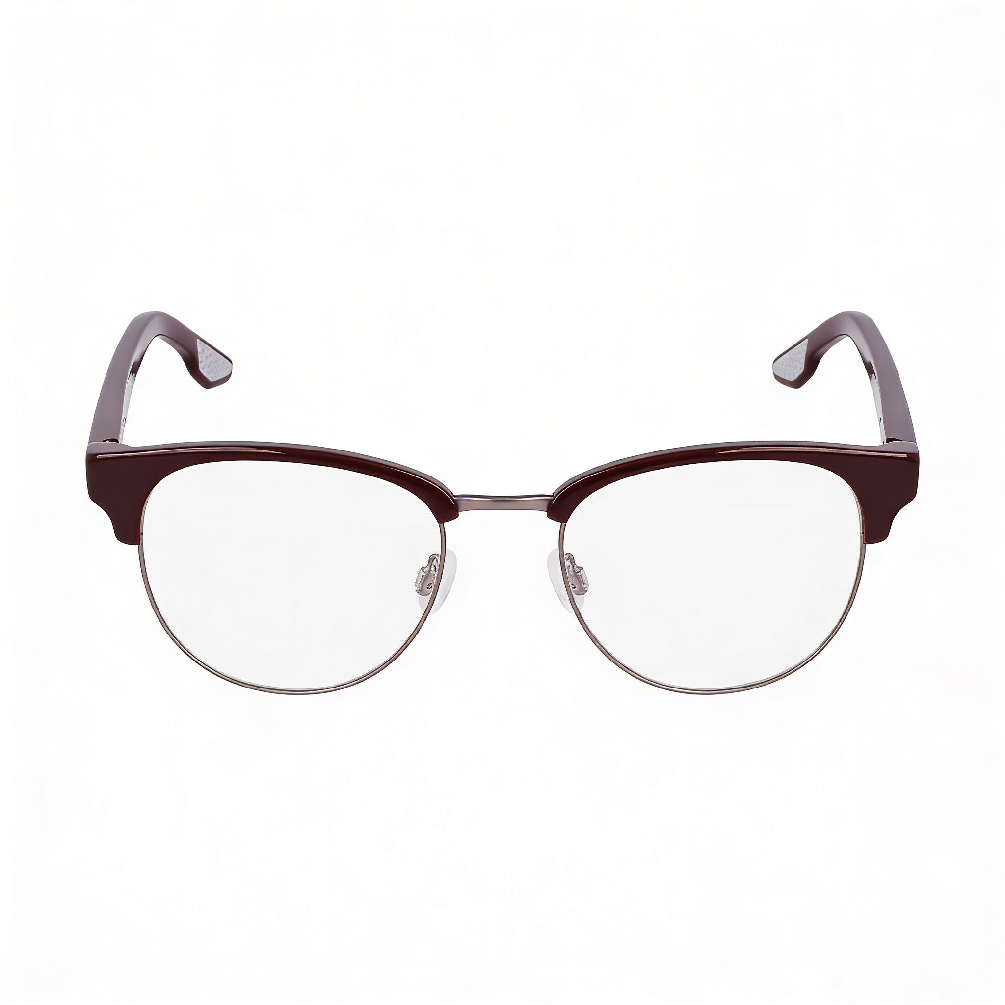 Gafas Ópticas Nike 8402 de Acetato para Hombre con Lentes Transparentes no Polarizadas, color Borgoña Plateado 50-19-145, Photo 2