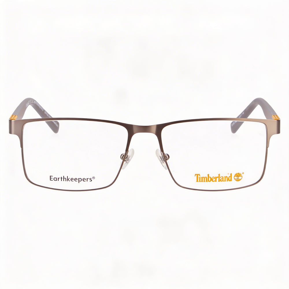 Timberland Comtemporary Men's Metal Frame Eyeglasses Matte Dark Anthracite Silver 56mm