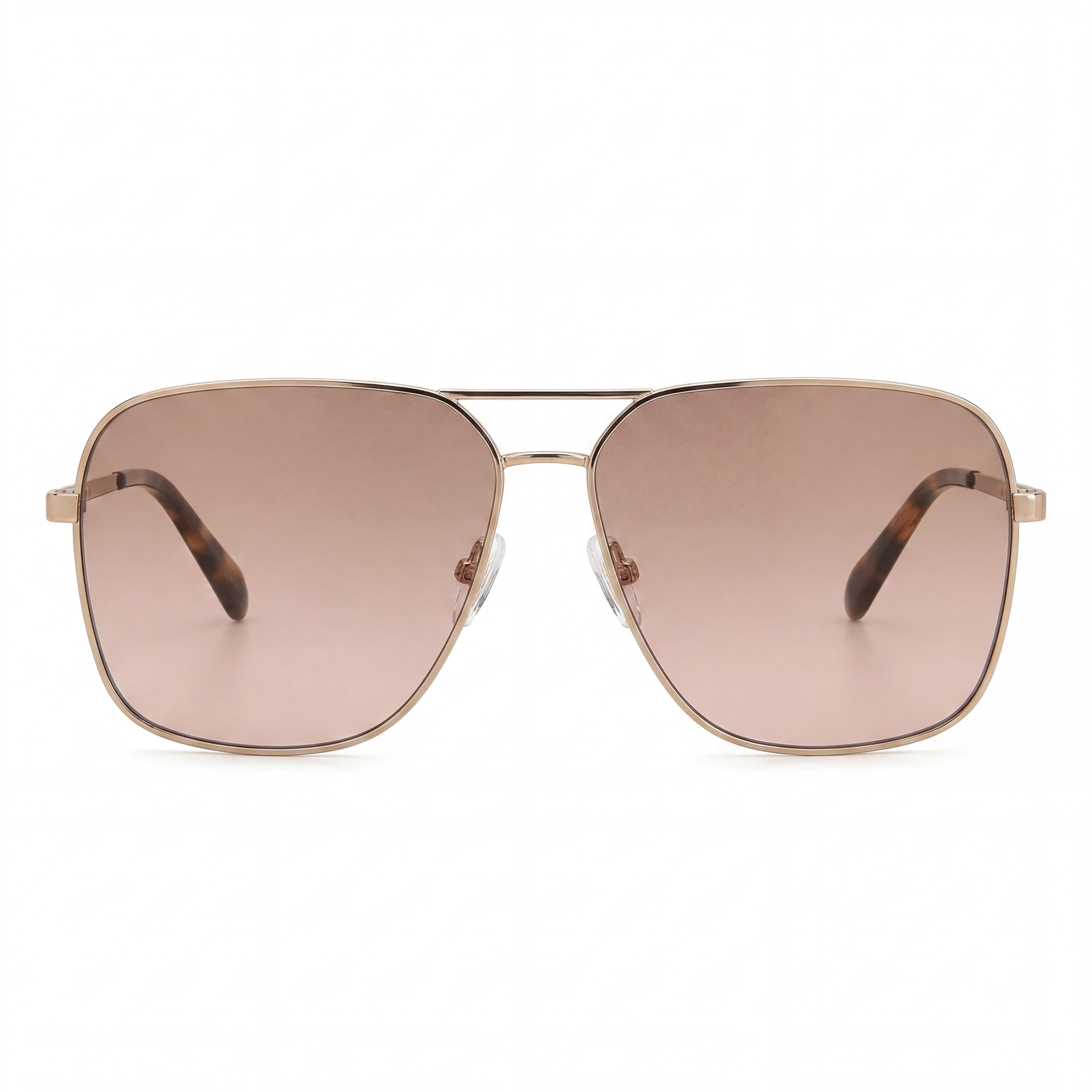Gafas de sol Fossil Fos 3154/G/S para mujer, rojo, dorado, acero inoxidable, con efecto sombreado en marrón y rosa, 61 mm, Photo 2