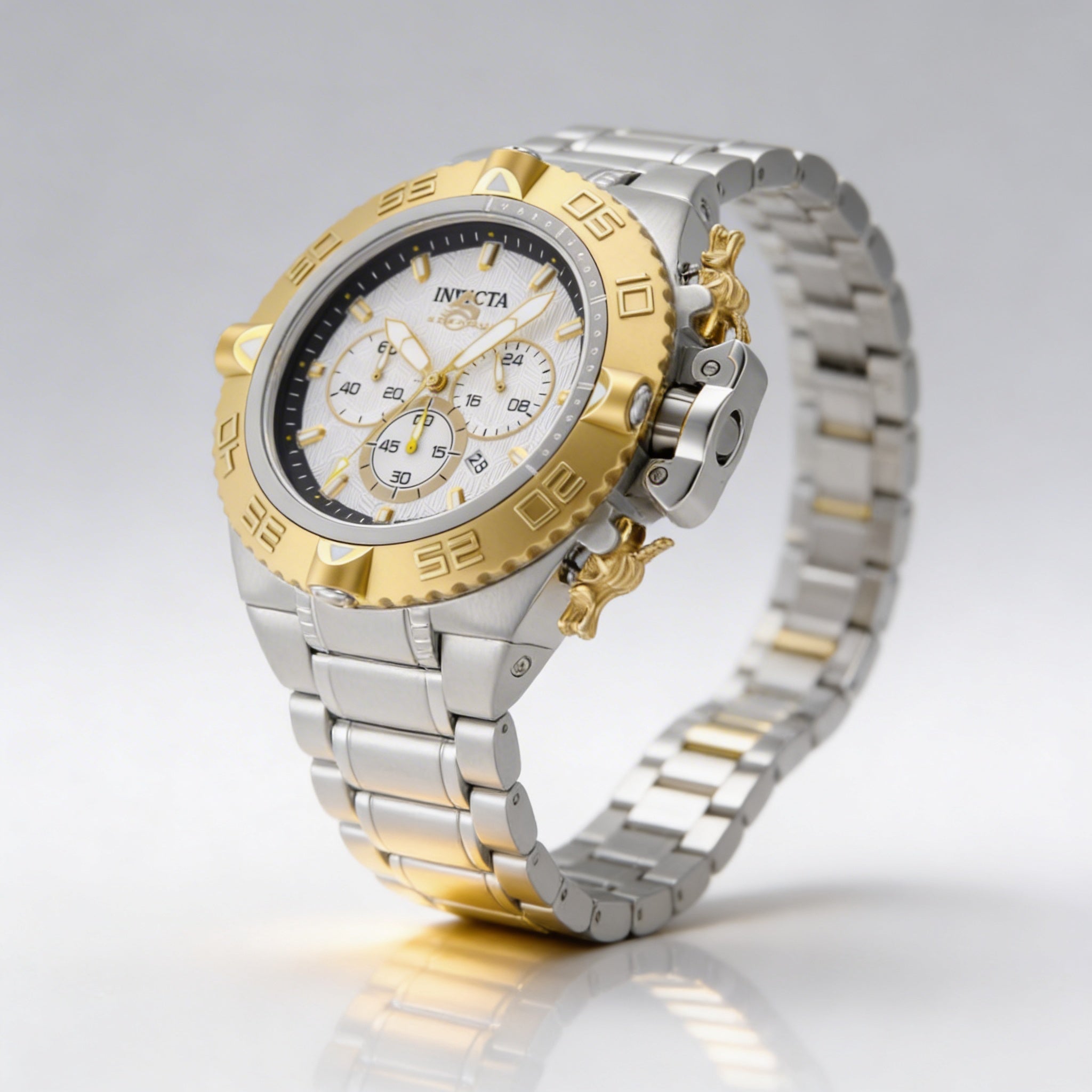 Invicta Subaqua - Noma IV 48196 Chronograph Quartz 50mm Stainless Steel Case Watch with Silver Dial, Photo 1