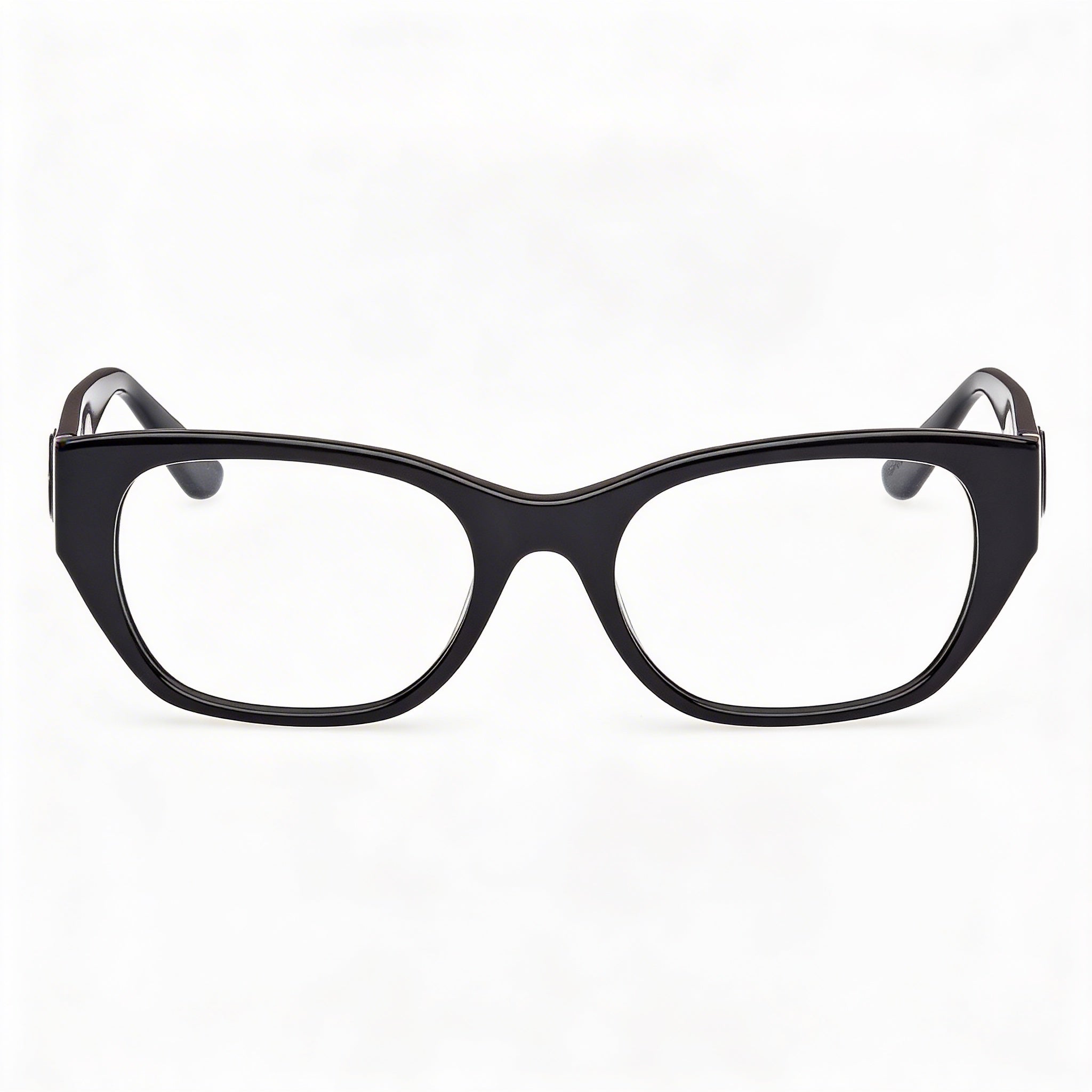 Gafas de vista GUESS Gu50304 para mujer con montura de plástico negro brillante y lentes de policarbonato transparente de 52 mm, Photo 2