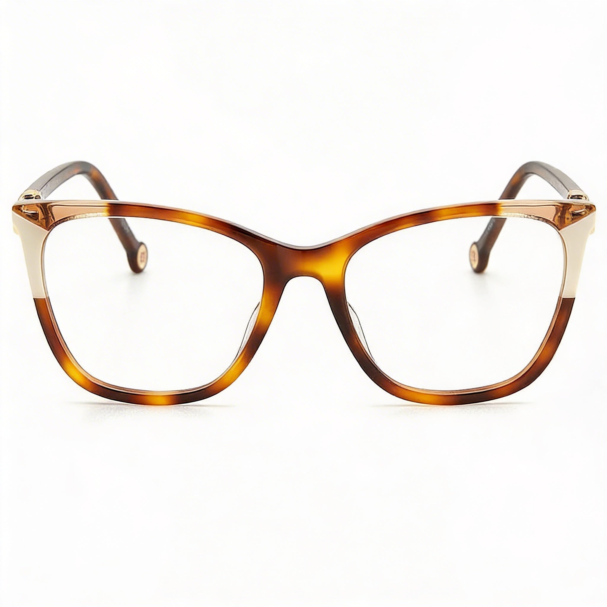 Carolina Herrera Modern Women's Ivory Acetate Cat Eye Optical Frames, Clear Demo Lenses, Prescription Ready (53mm Lens), Photo 2