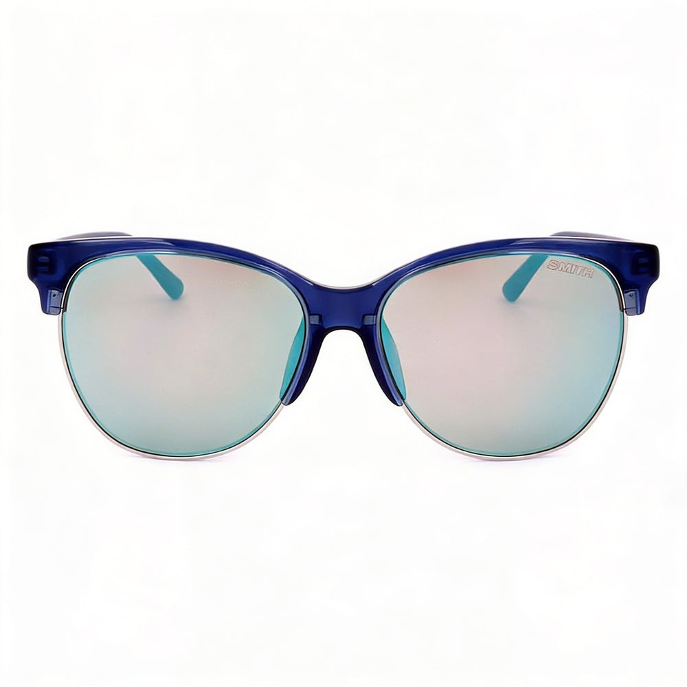 SMITH Rebel Chromapop Unisex Carbon Fibre Non-Polarized UV Protection Sunglasses 58mm Crystal Sapphire