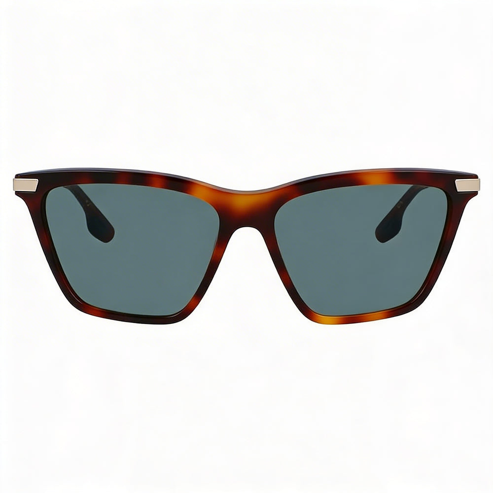 Gafas de sol Victoria Beckham de acetato moderno para mujer, montura de carey, lentes de policarbonato, carey 57 mm