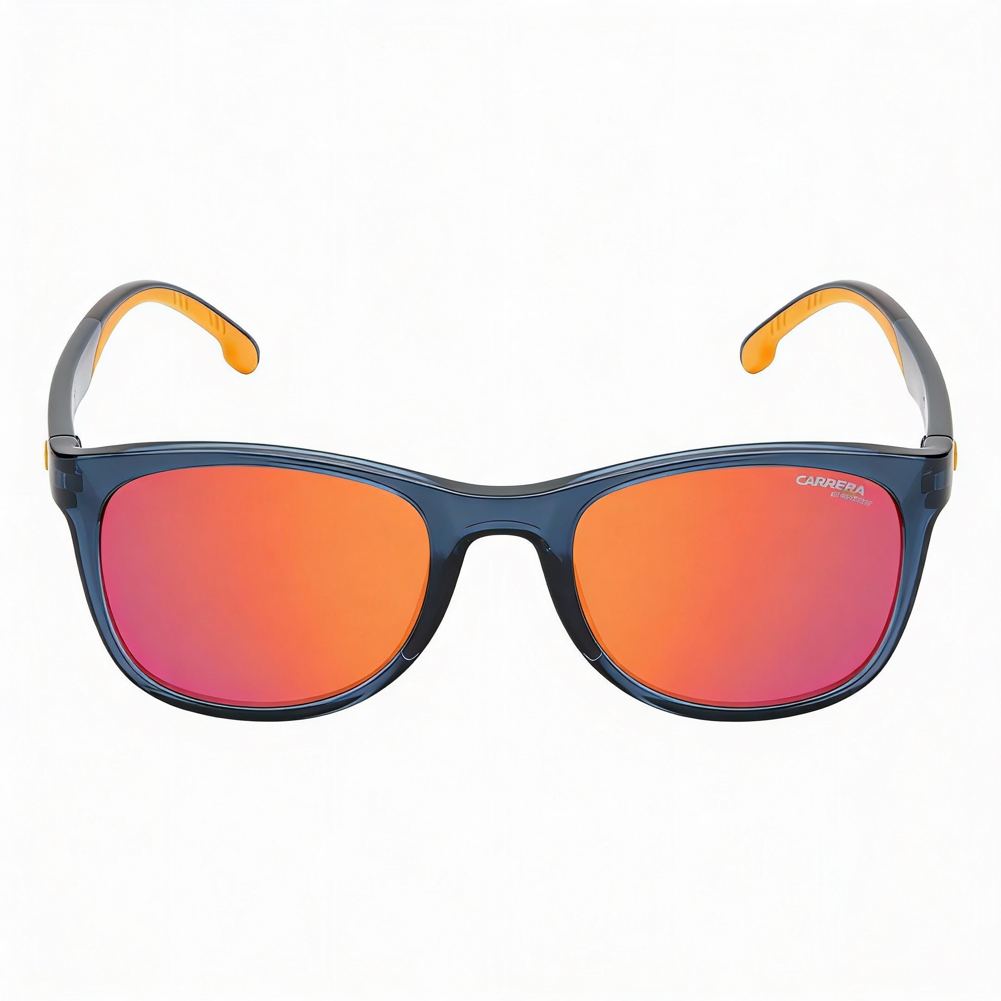 Carrera race 8054 Unisex Transparent Blue Plastic Square UV Protected Sunglasses with Blue Lenses, 52mm, Photo 2