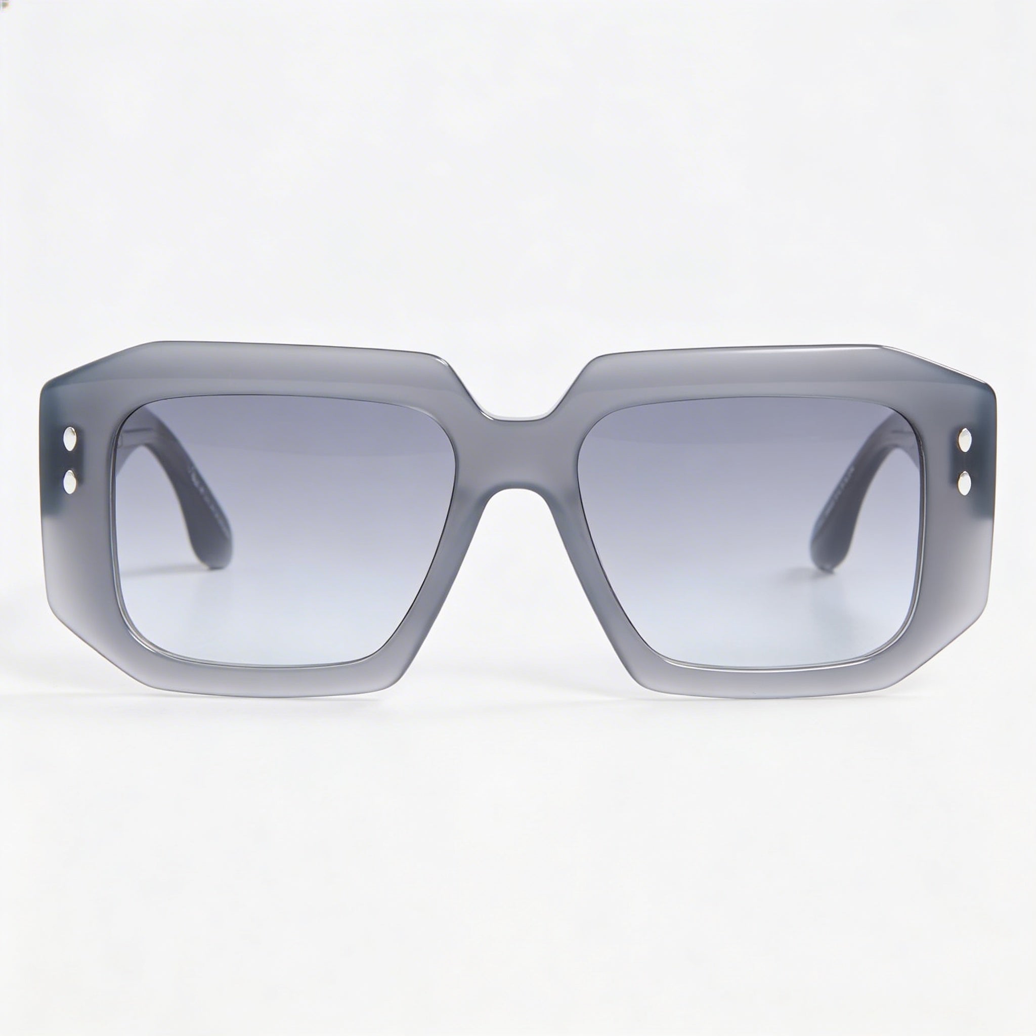 Gafas de sol rectangulares de acetato Isabel Marant de mujer de moda color gris con protección UV 53mm, Photo 2