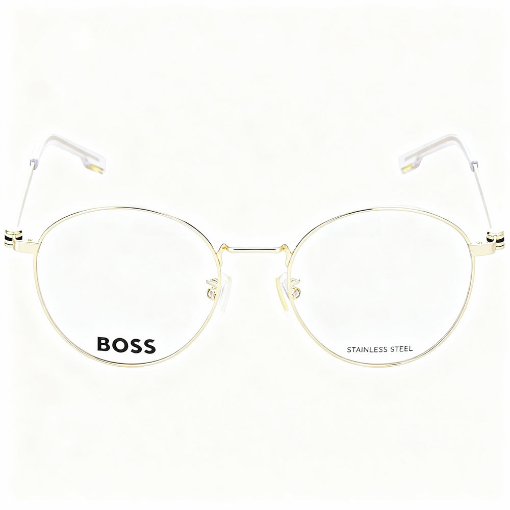 Hugo Boss Boss 1539/f Men's Modern Gold Alloy Steel Frame Non-Polarized UV Polycarbonate Sunglasses 52mm