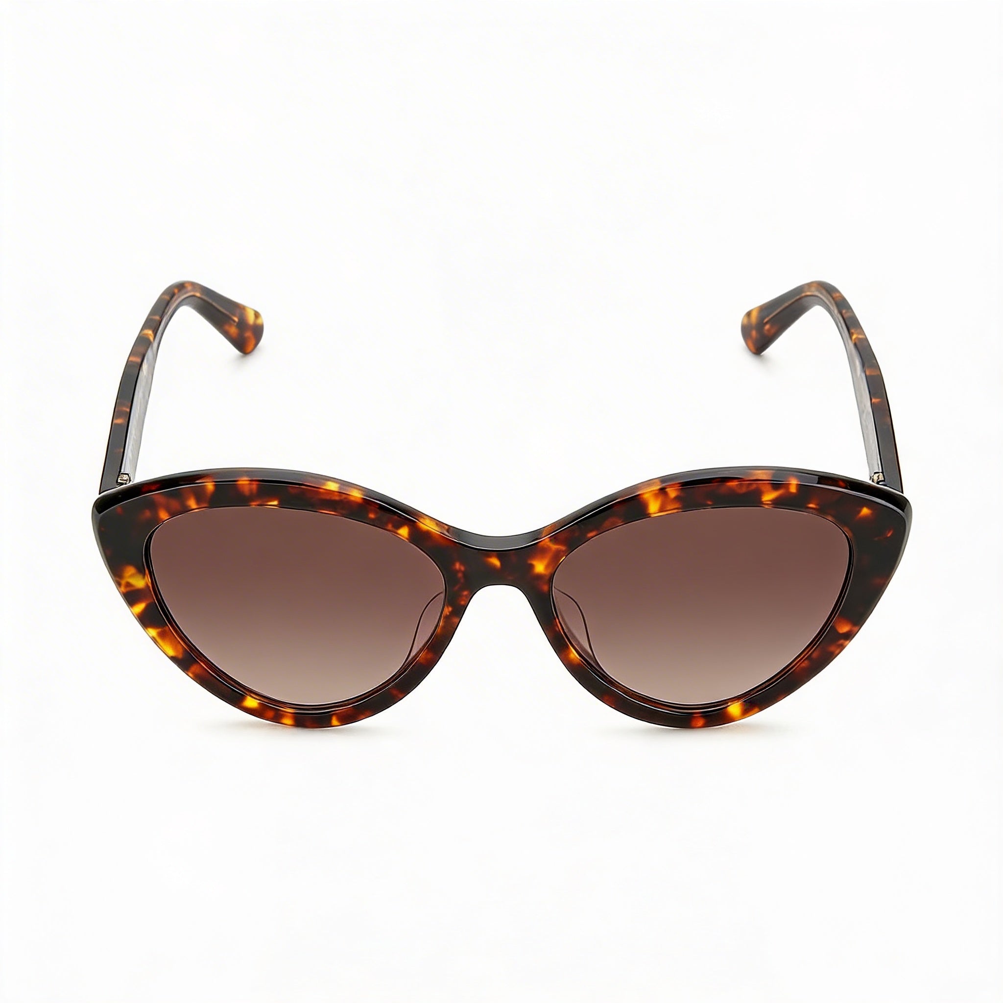Gafas de sol Kate Spade New York Classic de acetato para mujer con protección UV, montura color marrón habano, lentes color marrón, 55 mm, Photo 2