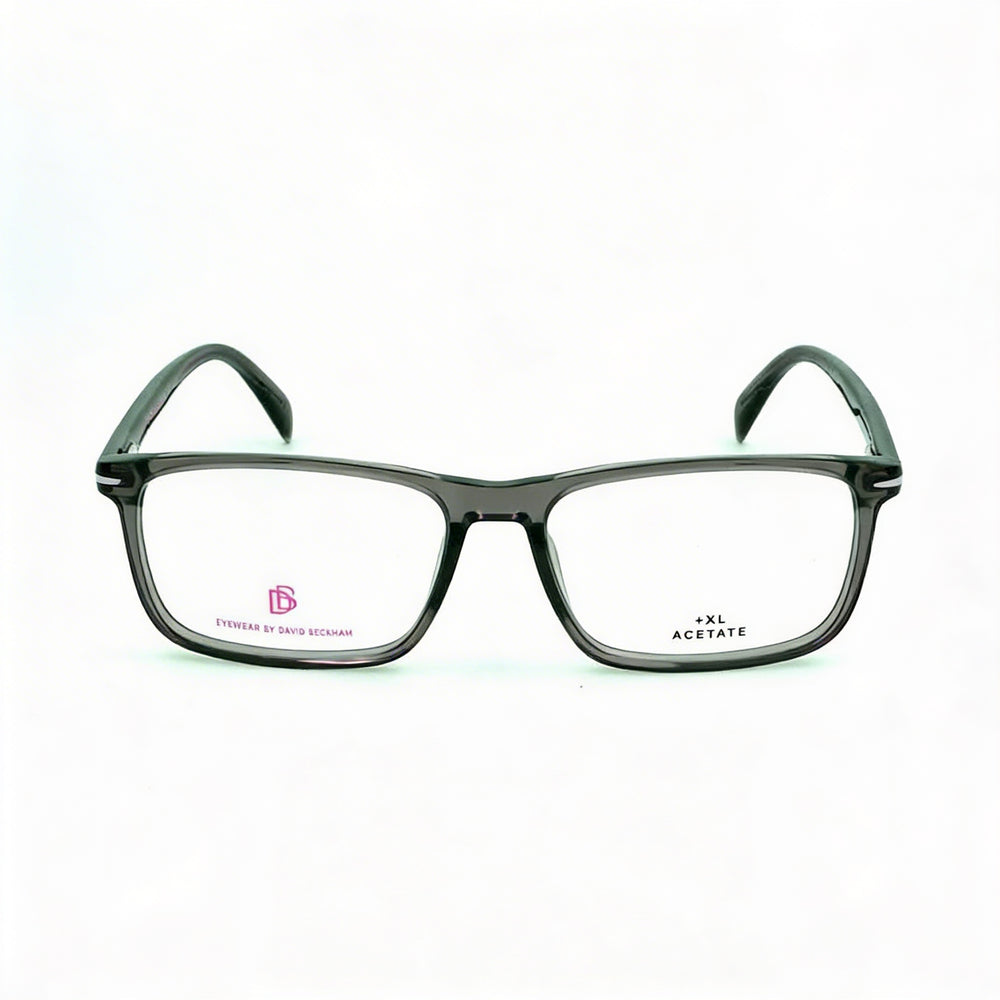 David Beckham Db 1019 Unisex Gafas de Sol de Acetato Transparente Verde con Lentes Verdes Polarizadas 57mm