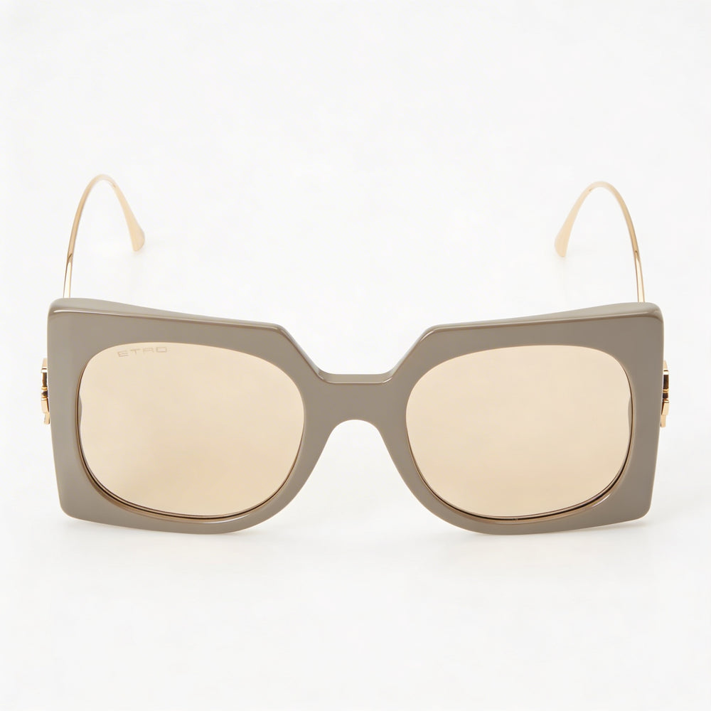 Etro Casual Women's Mud Acetate Frame Brown Polycarbonate Lens UV Protected Sunglasses 54-23-140