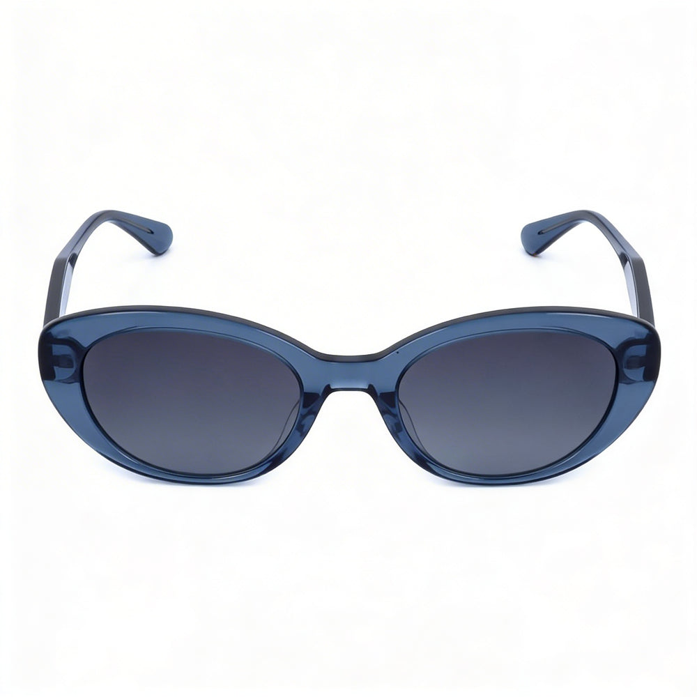 Kate Spade New York CRYSTAL/S Unisex Blue Eco Acetate UV Protection Dark Grey Shaded Lens Sunglasses 51mm