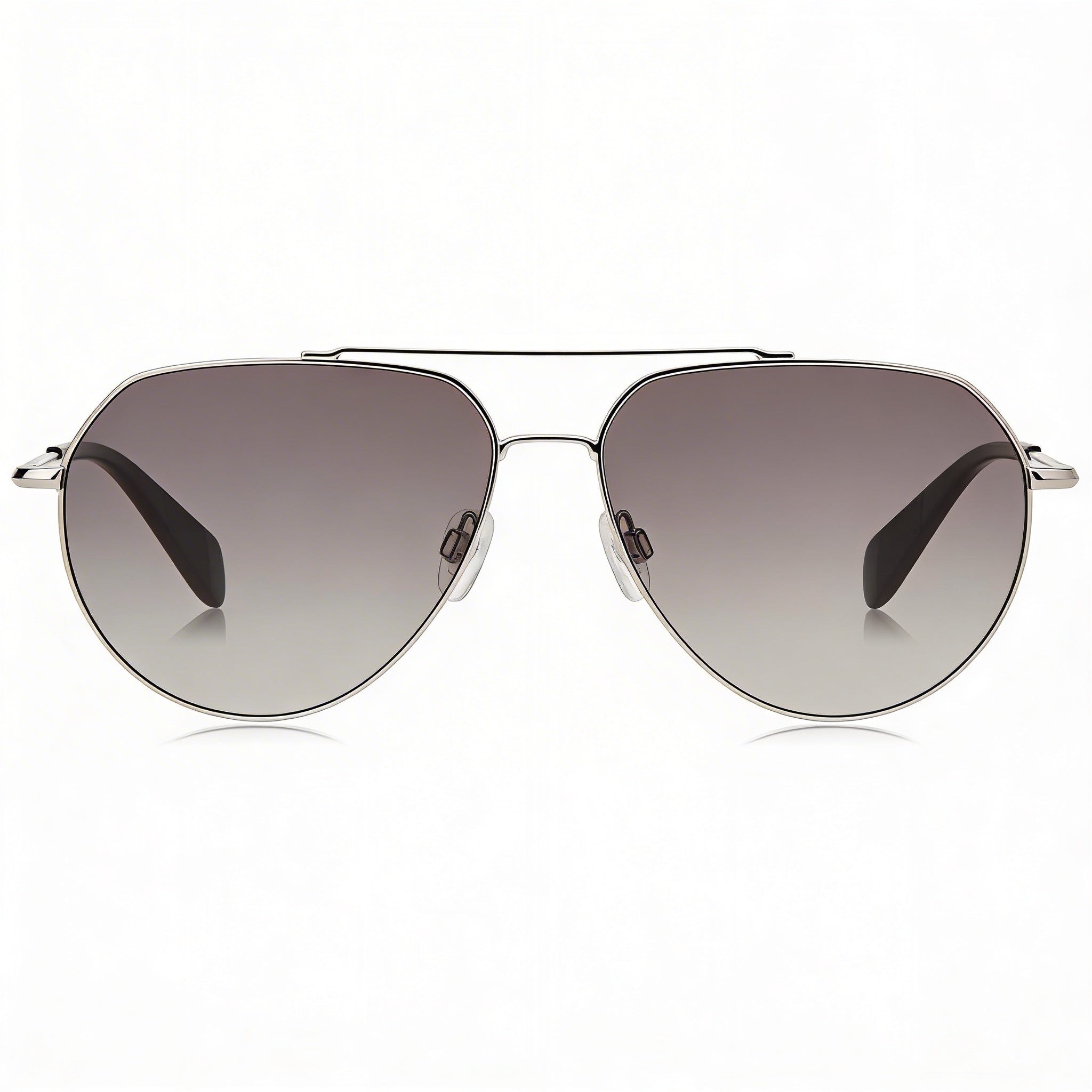 rag & bone Modern Unisex Palladium Stainless Steel Frame Sunglasses with UV Protection Lenses, 60mm, Photo 2