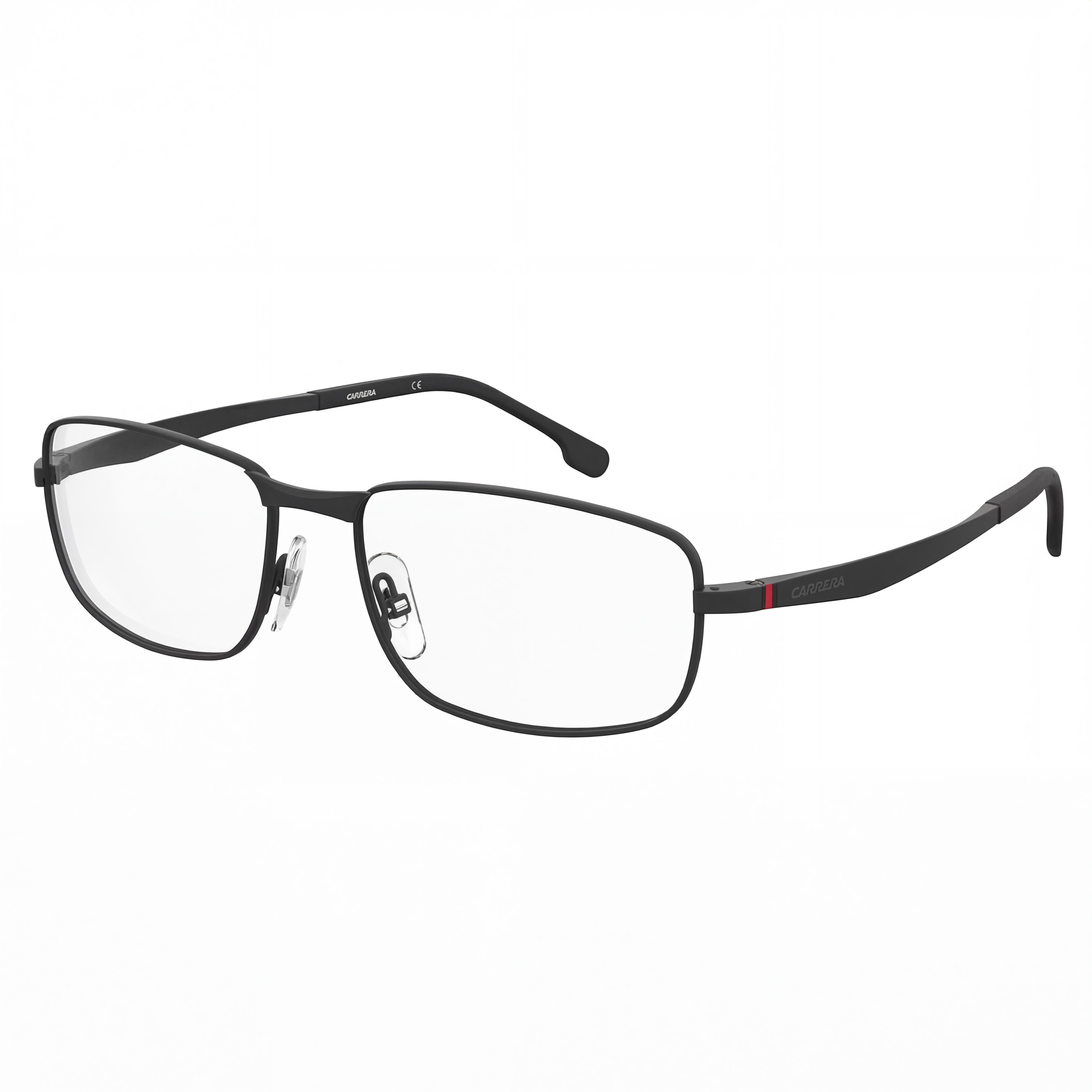 Gafas de ver Carrera 8854/003 rectangulares en negro mate para hombre, 57mm, Photo 1