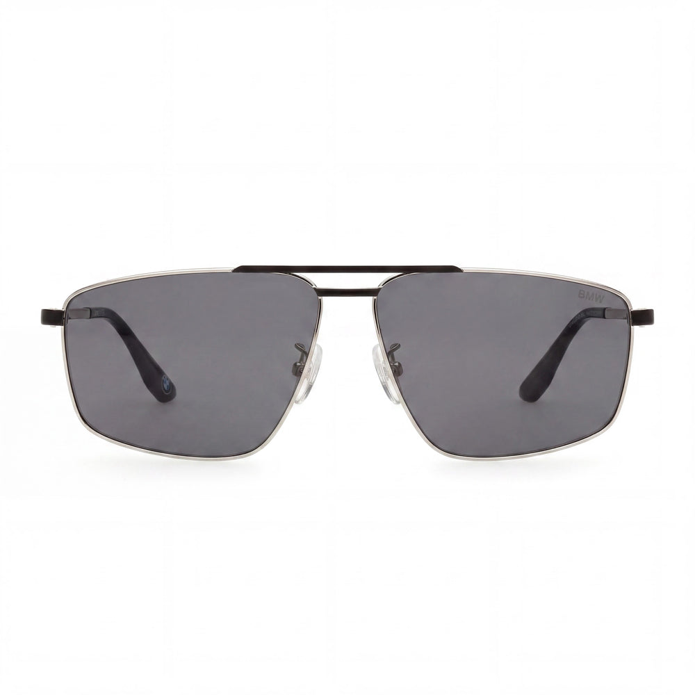 BMW Comtemporary BW0055-H Men’s Sunglasses Shiny Palladium Titanium Frame UV Protection 62-18-140