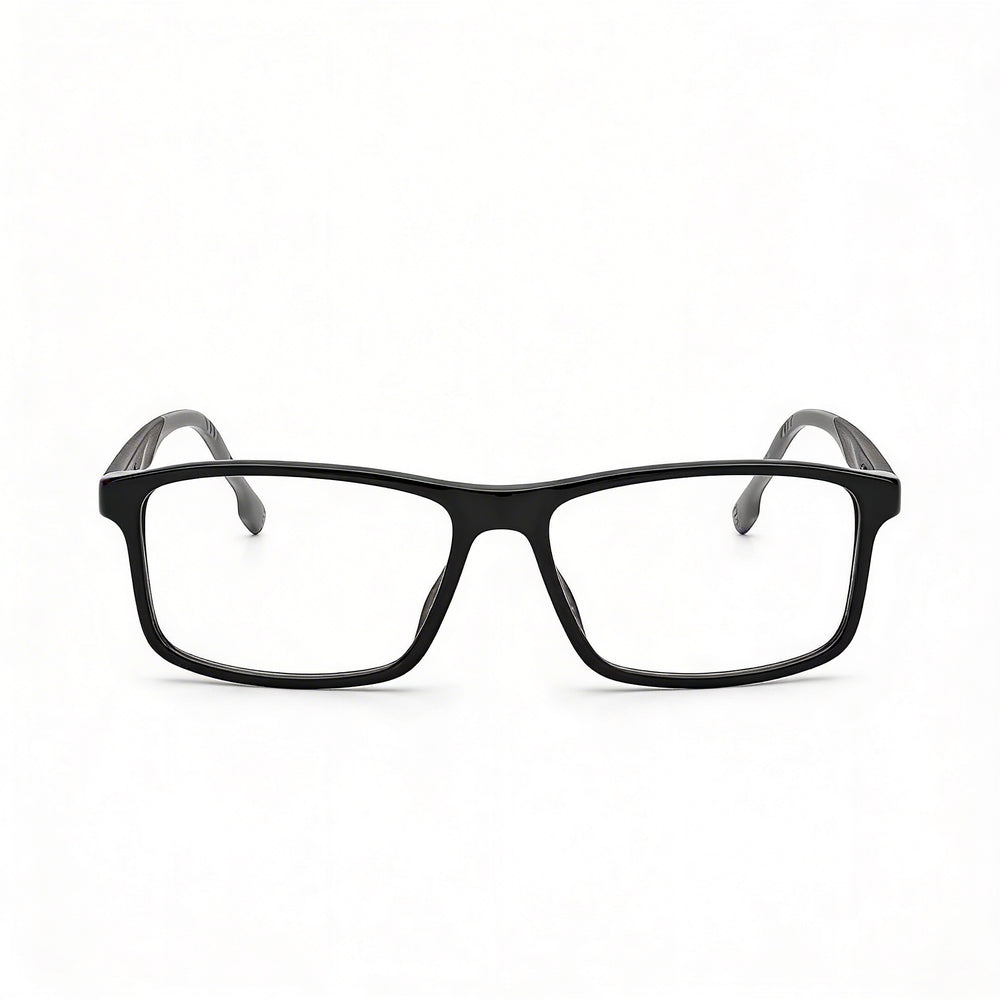 Carrera 8865 Unisex Armazón de Plástico Negro con Lentes de Demostración de Policarbonato Negro 55-16-145