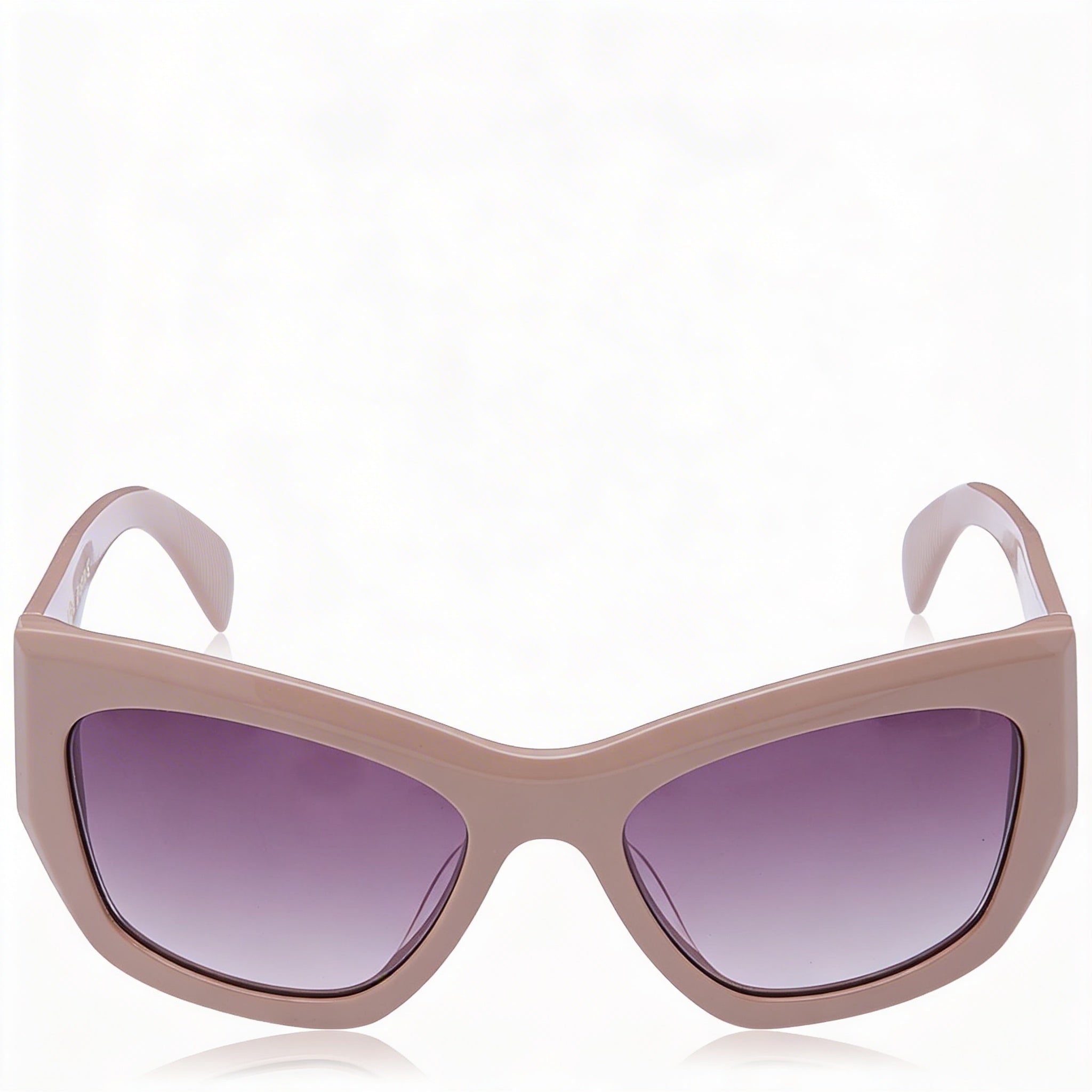 Gafas de sol informales Rag & Bone para mujer con montura de acetato marrón beige, lentes marrones, protección UV, 56 mm, Photo 2
