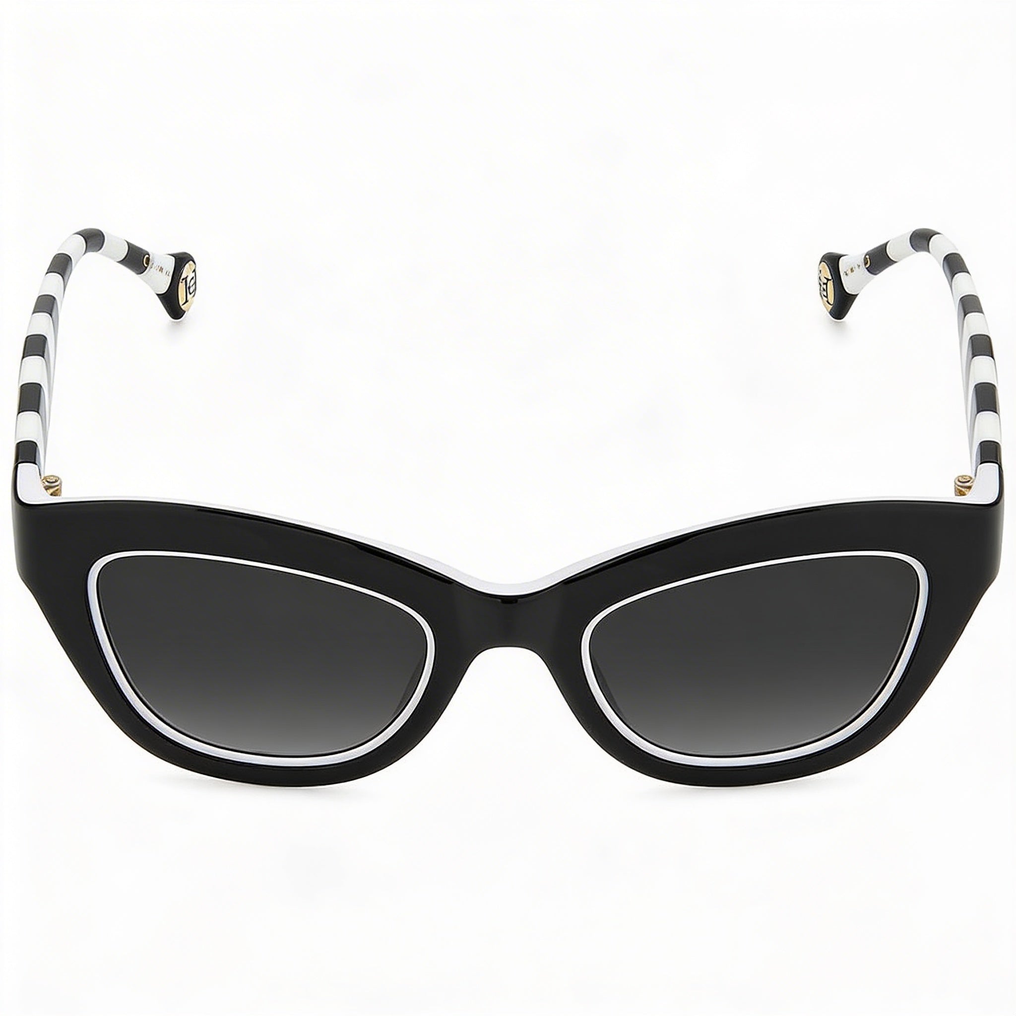 Carolina Herrera Her 0086/S Women's Black White Plastic Frame UV Protection Sunglasses, 51mm, Photo 2