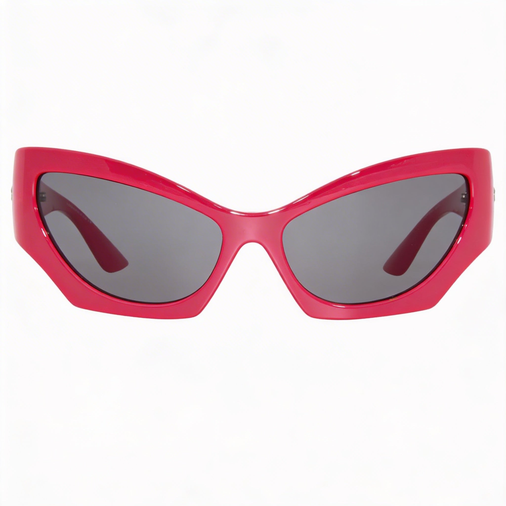 Gafas de sol Versace VE4450 Cat Eye para mujer, montura gris oscuro, lentes rosa gris oscuro, protección UV 100 %, 60 mm, Photo 2