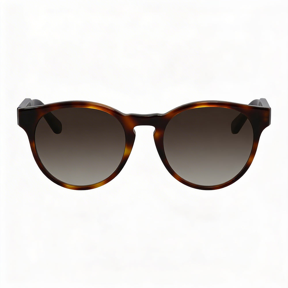 Gafas de sol Salvatore Ferragamo clásicas para mujer, de plástico carey marrón, degradadas, no polarizadas, 100 % protección UV, 52 mm