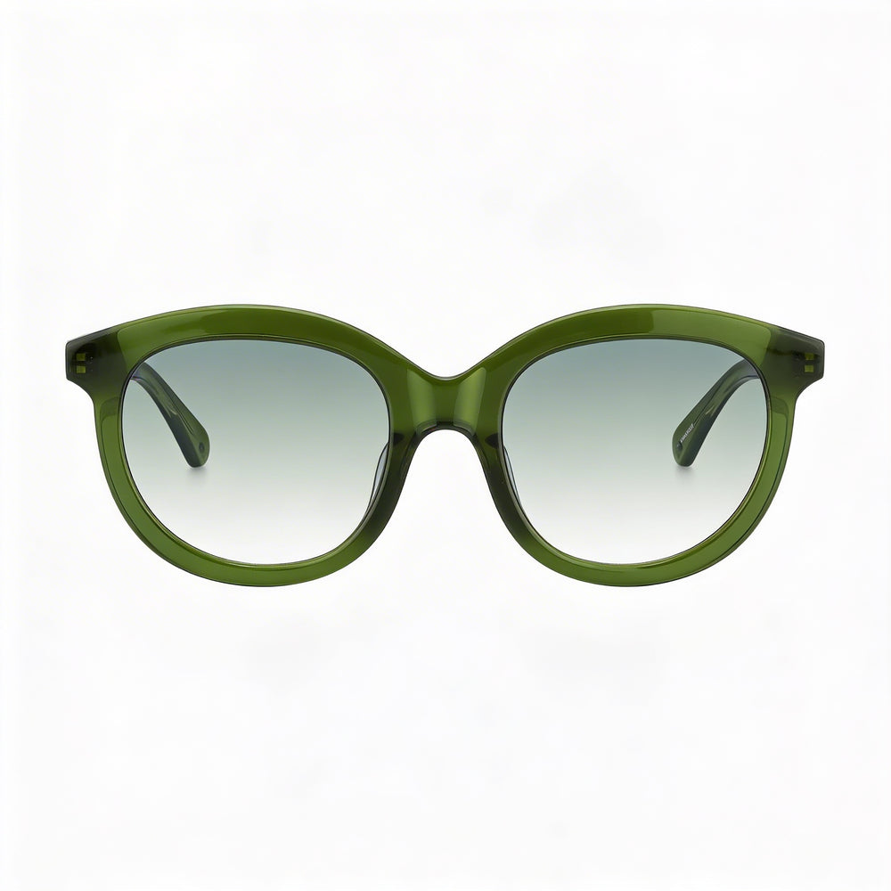 Kate Spade New York Lillian/G/S Women's Crystal Green Shaded Plastic, Crystal Green UV Protection Non-Polarized Sunglasses 53mm