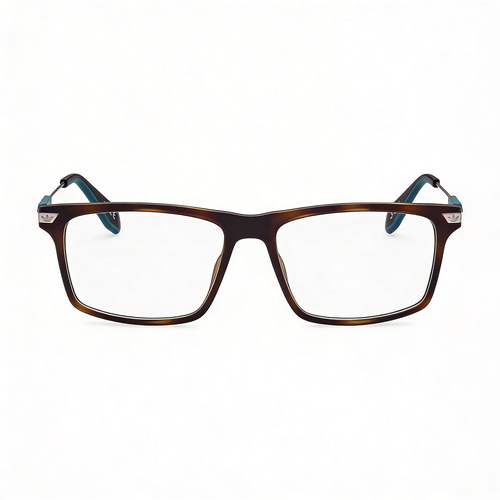 Gafas ópticas Adidas OR5032 para hombre, estilo casual, con montura de plástico, color Habana oscuro, ancho de lente de 54 mm