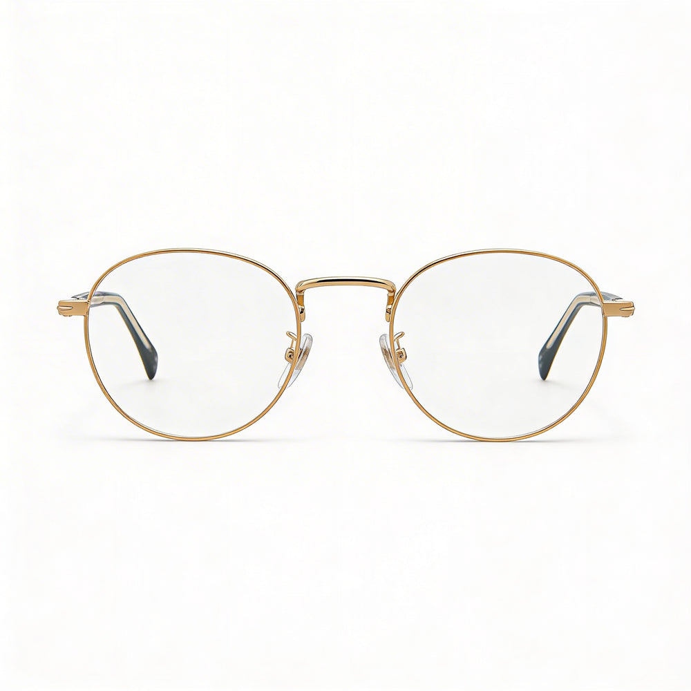 David Beckham Db 1127 Modern Style Eyewear for Men, featuring an Alloy Steel Frame in Gold Black, 51mm
