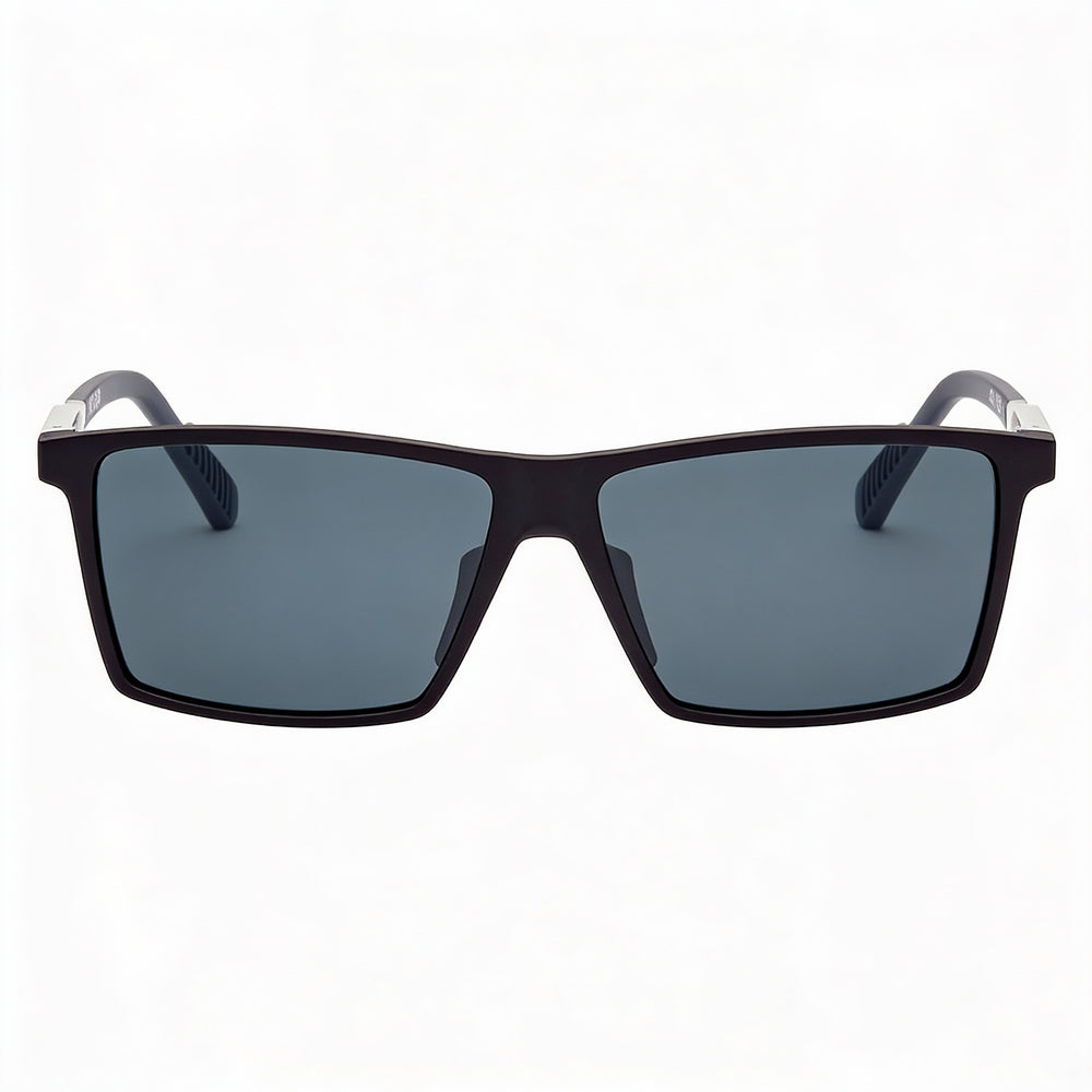 Adidas Comtemporary Men's Sport Sunglasses with Matte Black Frame, Polycarbonate Lenses, Temple Length 135mm