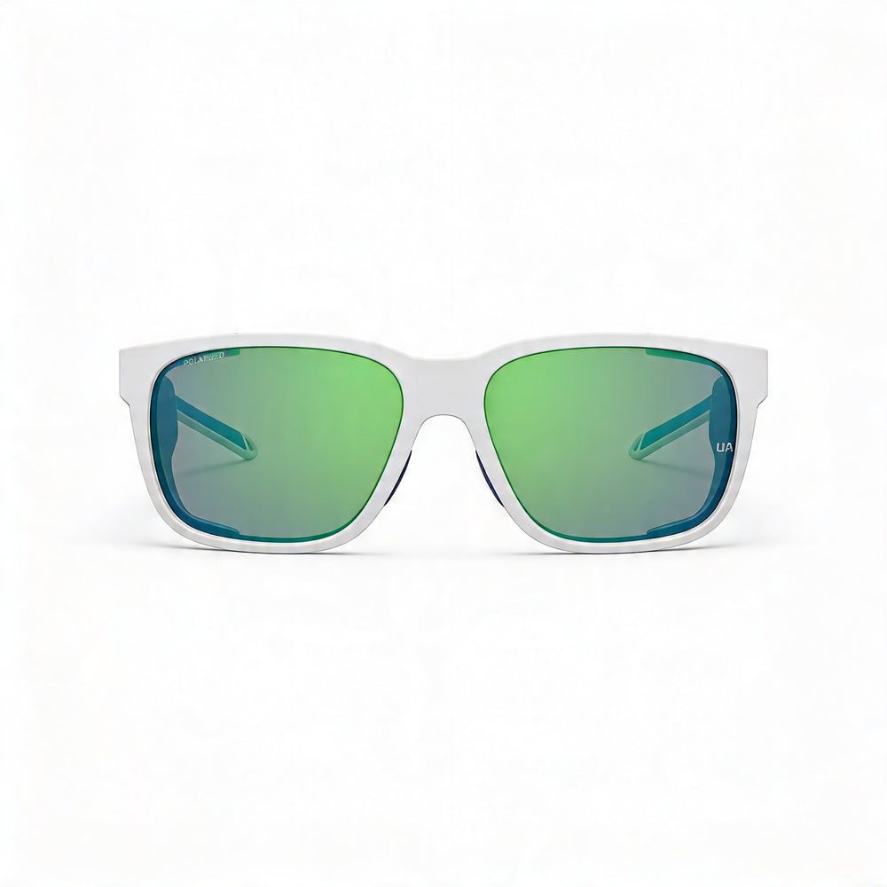 Under Armour Outdoor Women's Polyamide Frame Polarized UV Protected Sunglasses White Blue Green 58mm