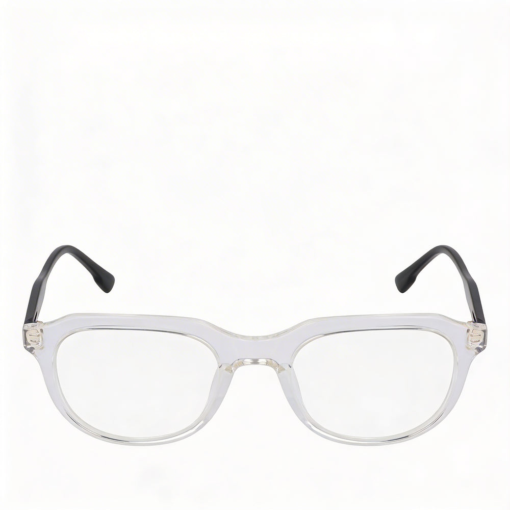 Gafas unisex MCALLISTER Mc4537 con montura de acetato cristalino y lentes de policarbonato transparente (50-21-140)