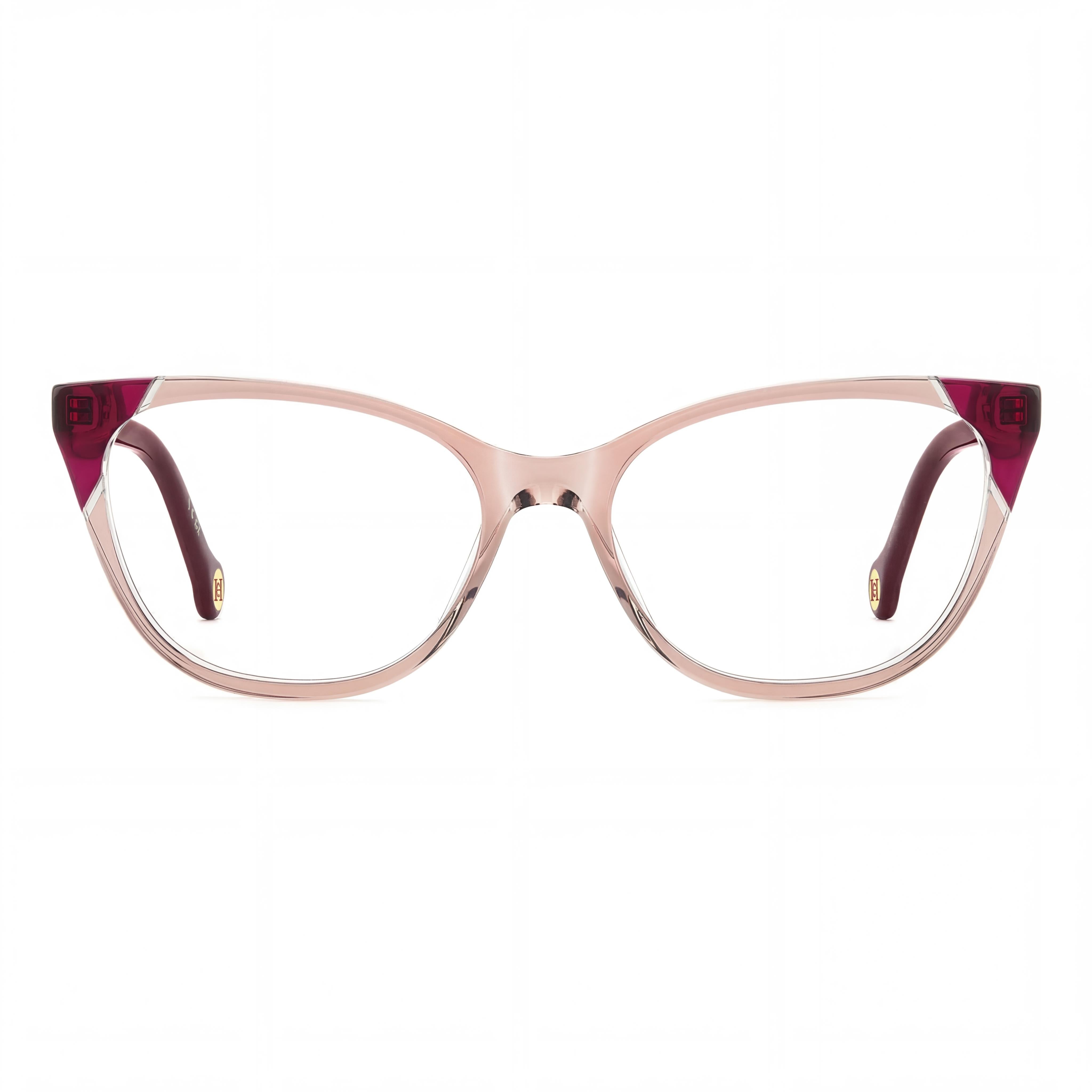 Carolina Herrera Women's Eyewear from the Modern Collection, featuring Model HER 0283 in Pink, Photo 2