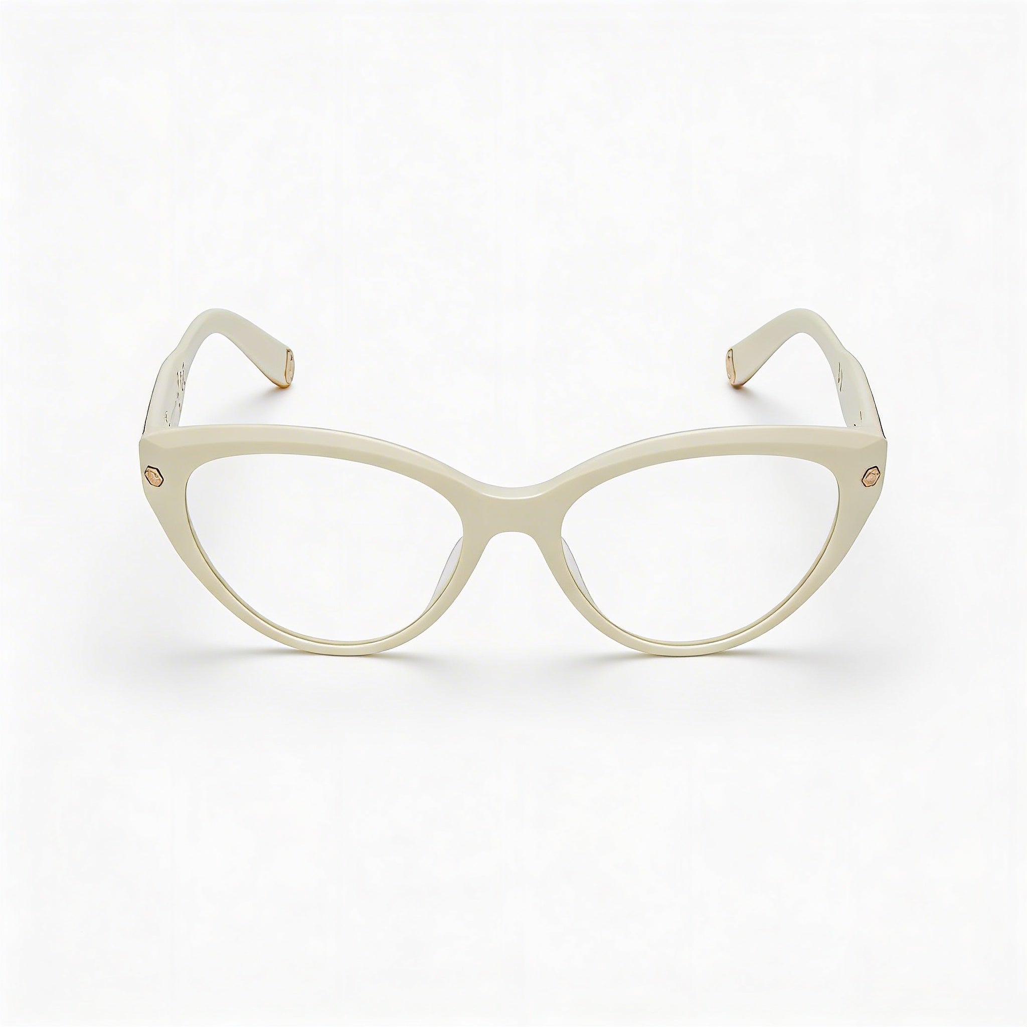 Gafas Philipp Plein Classic para mujer de acetato amarillo claro dorado de 54 mm, Photo 2