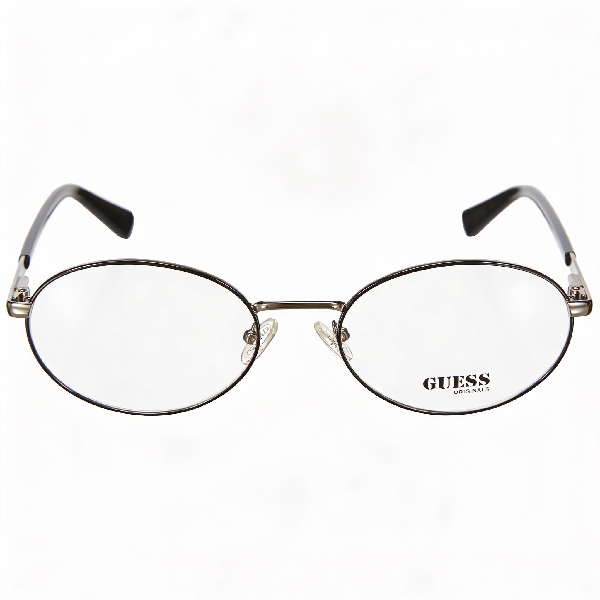 Guess GU8239 Unisex Eyeglasses featuring a Black Metal Frame in an Oval Full-Rim Style with 55mm Lens Width, Photo 2