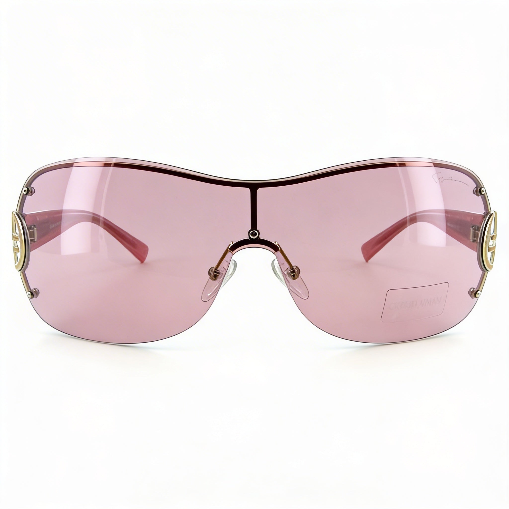 Gafas de sol informales de acetato para mujer GIORGIO ARMANI con, oro rosa, ancho de lente de 57 mm, Photo 2