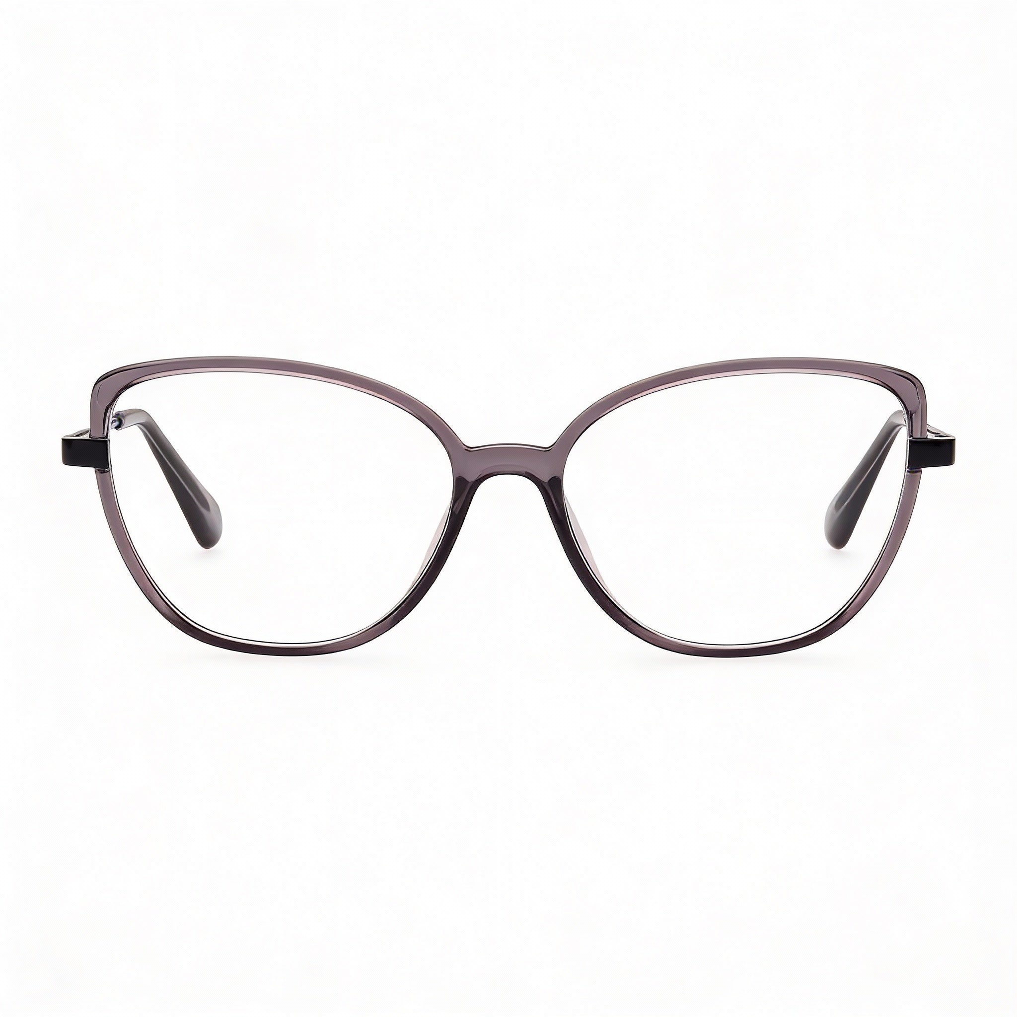 Max & Co. Modern Women's Reading Glasses with Shiny Black Injected Frame and White Lenses 53-15-140, Photo 2
